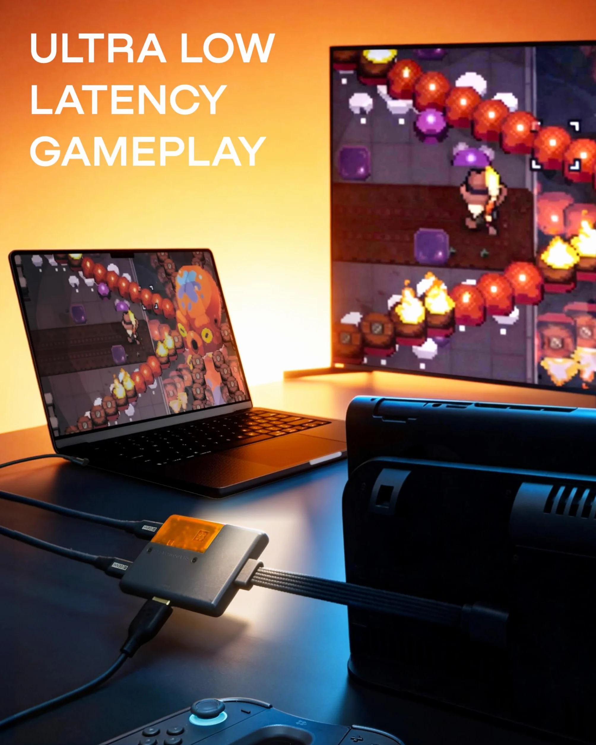 GENKI ShadowCast 3 Pro, tarjeta de captura 4K60, dispositivo de captura de video USB-C de paso de latencia cero compatible con PS5, Xbox Series X/S, Switch, iPad, portátil, DSLR, transmisión para OBS