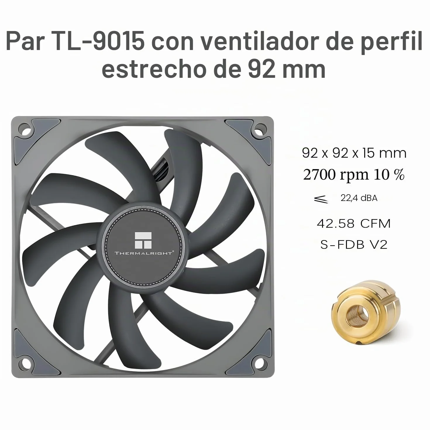 TR-Thermalright AXP90 X36 Refrigerador de CPU - 4 Tubos de Calor, Ventilador Silencioso de 92mm de Bajo Perfil-2700rpm, para AMD AM4/AM5, Intel LGA1851/1700/115x/1200, Refrigerador de PC de Bajo