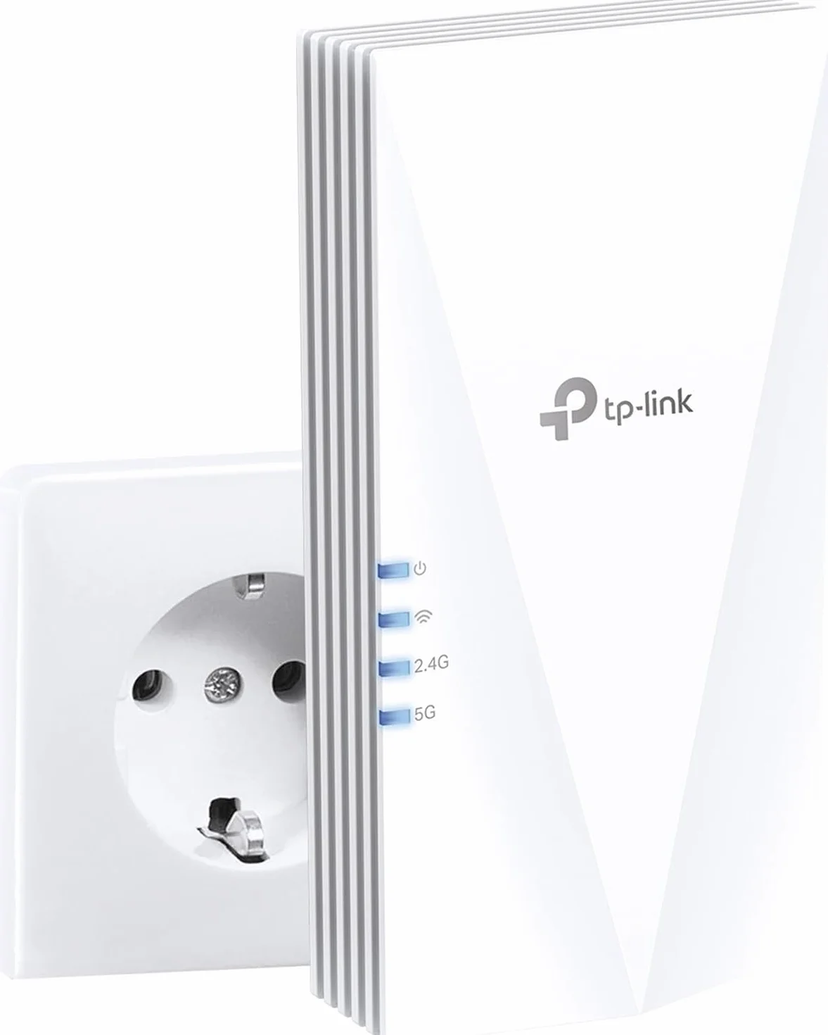 [Reacondicionado] TP-Link RE500X - WiFi 6 Repetidor, AX1500 WiFi, Puerto Ethernet Gigabit 10/100/1000 Mbos, Compatible con Todos los Routers