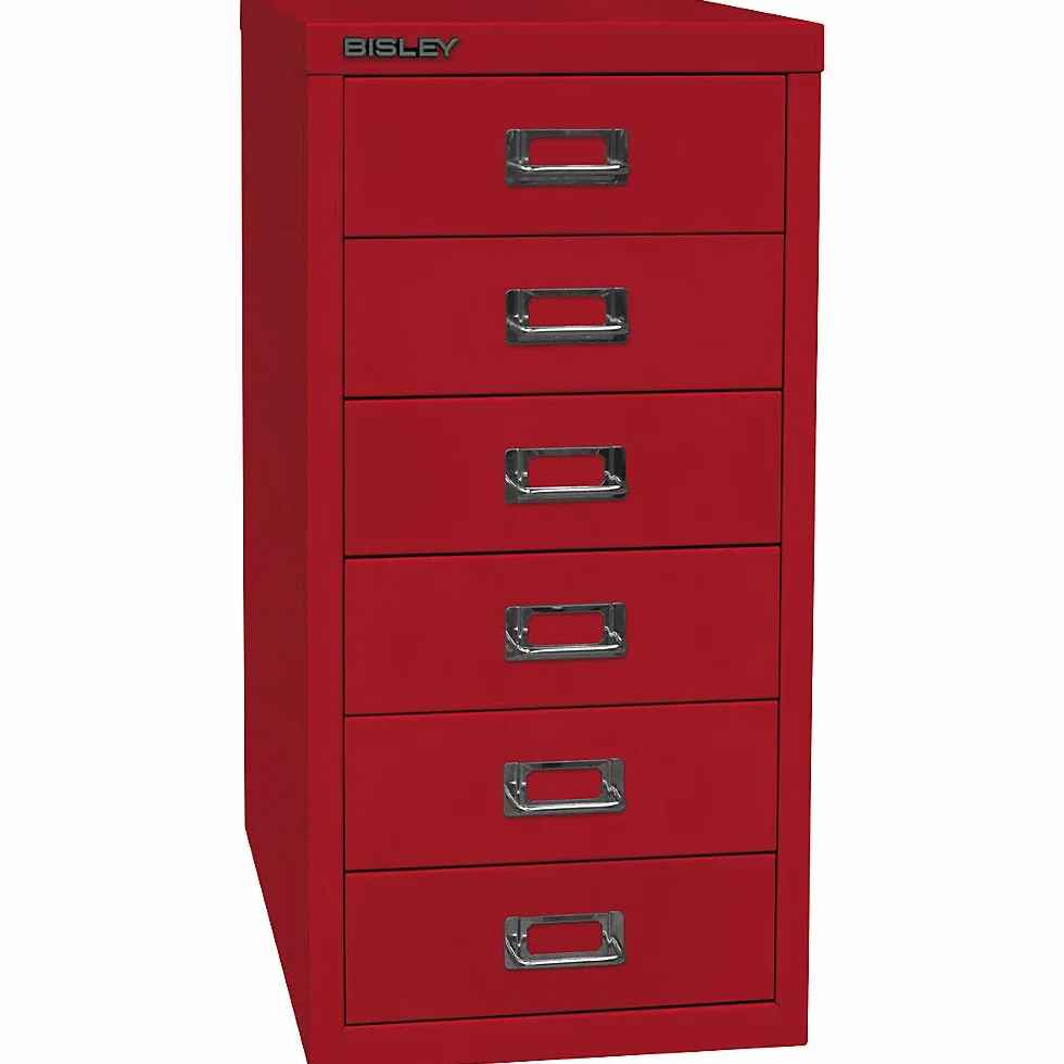 BISLEY MultiDrawer Serie 29, DIN A4, 6 cajones, Metal, 670 cardinales, 38 x 27,9 x 59 cm