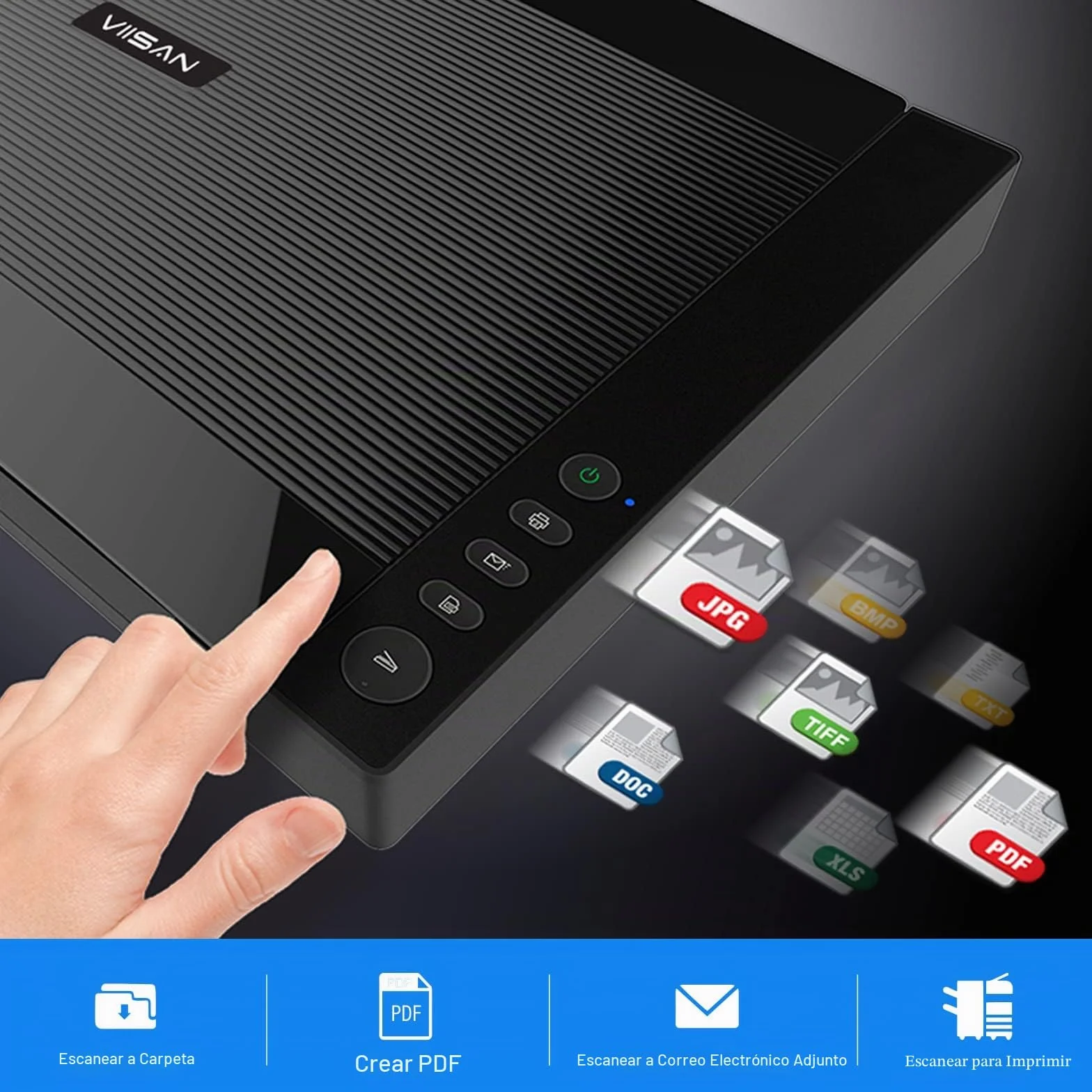 viisan VF 3240 Escáner Plano DIN A3 2400 X 2400 dpi