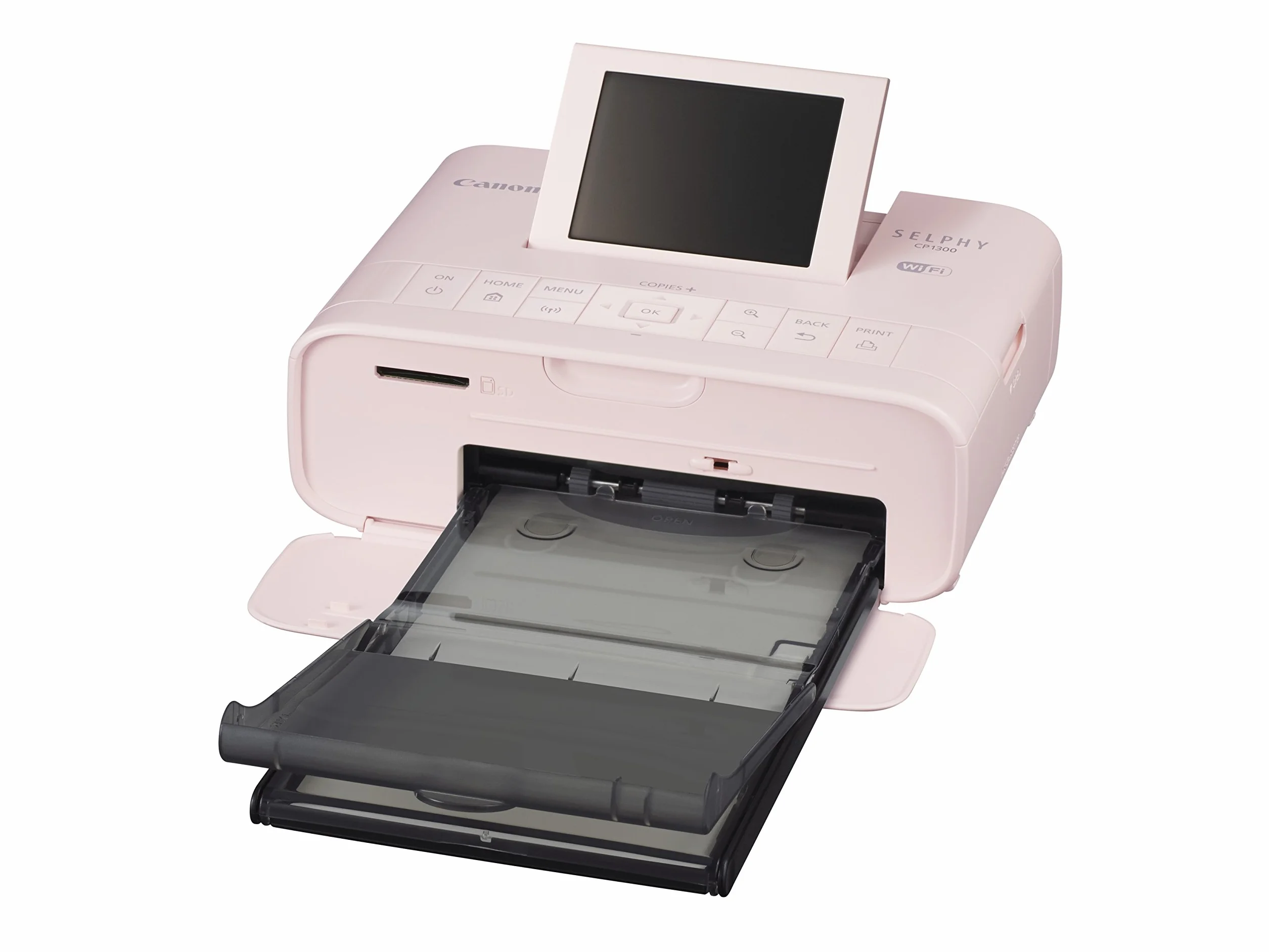 Canon Selphy CP1300 - Impresora fotográfica compacta, Color Rosa