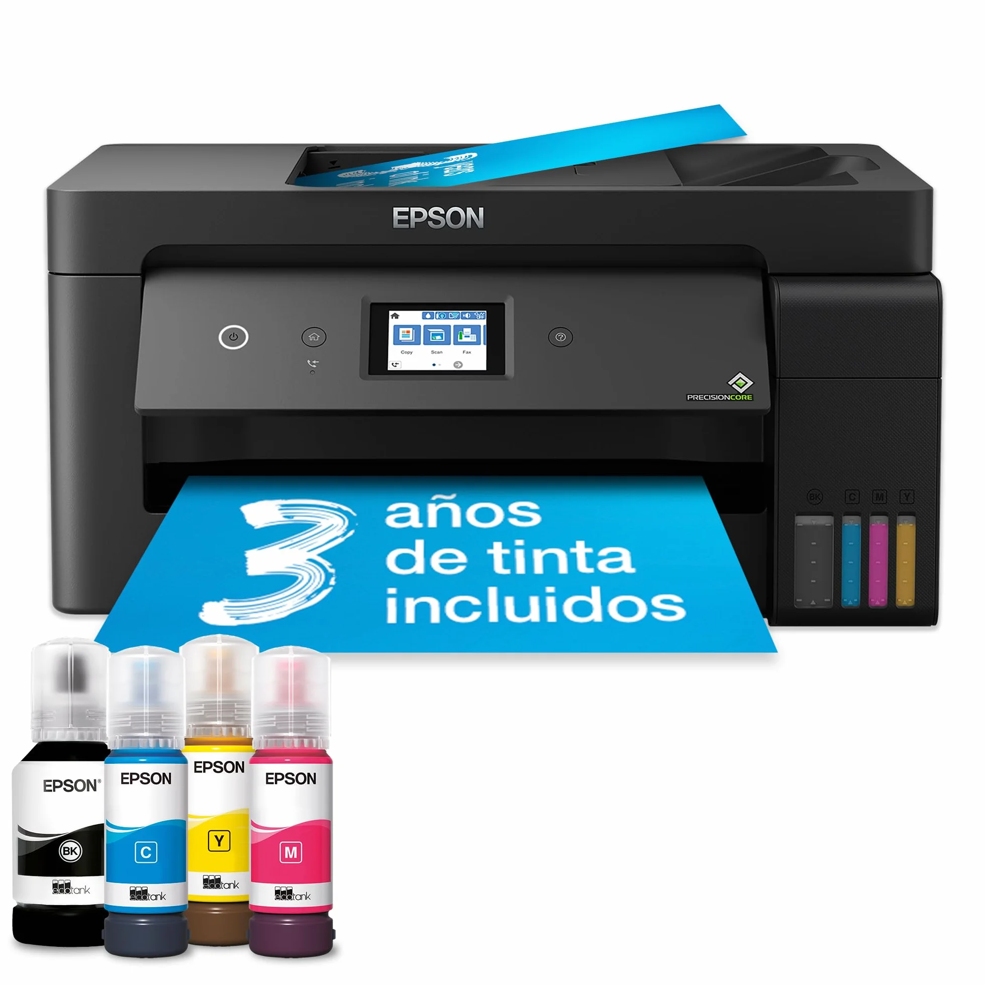 Impresora multifunción EcoTank ET-15000 A3+ con depósito de Tinta, conexión Wi-Fi y Tinta incluida para hasta 3 años.