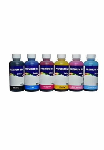 InkTec E0010 - Tintas de recarga para cartuchos Epson T0801 / T0806, 6 x 100 ml