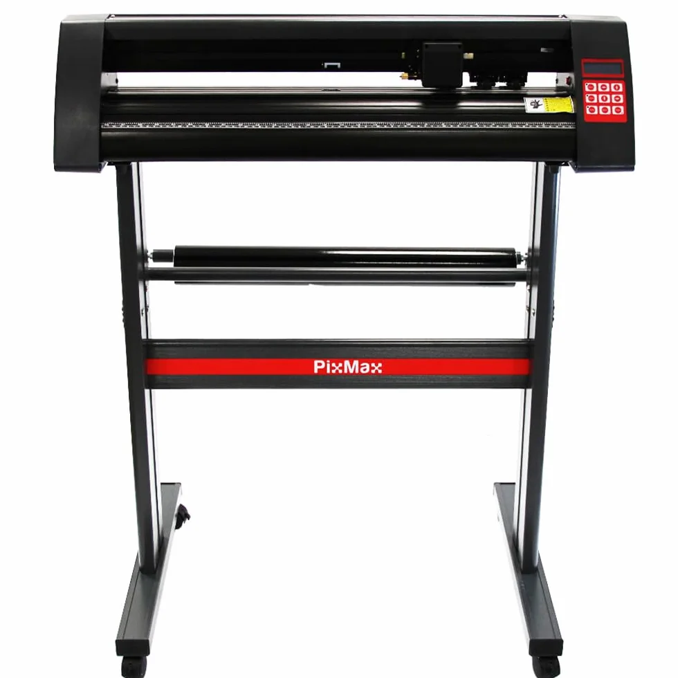 Cortadora de vinilo de 720 mm con Soporte | 3 Cuchillas Roland | Ojo Óptico incorporado para guía Láser | Guía de Regla integrada | Compatible con Softwares Signcut Pro o Flexistarter