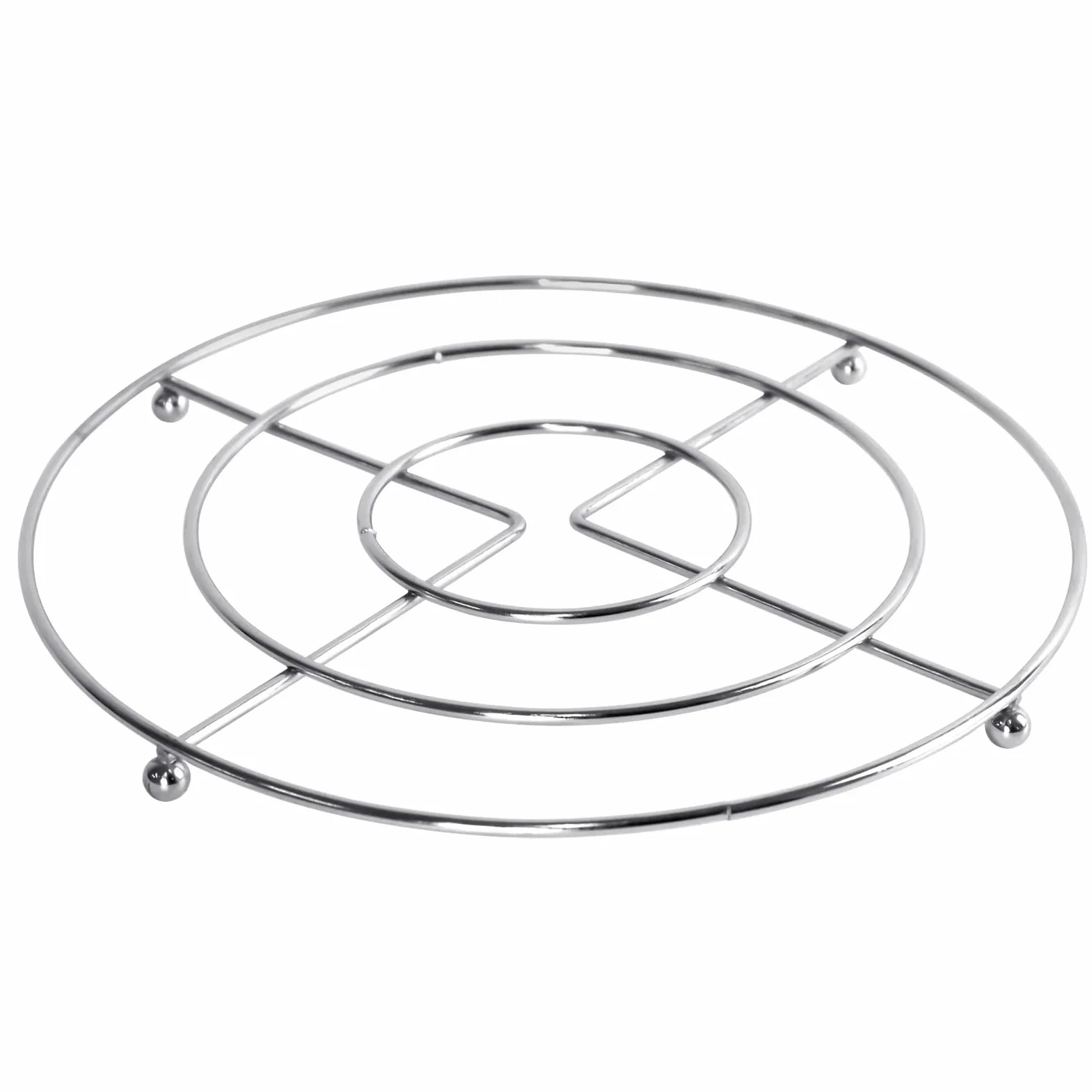 WE-Stock - Salvamanteles elegante y funcional de acero inoxidable de 20 cm – Tu aliado para mesas impecables