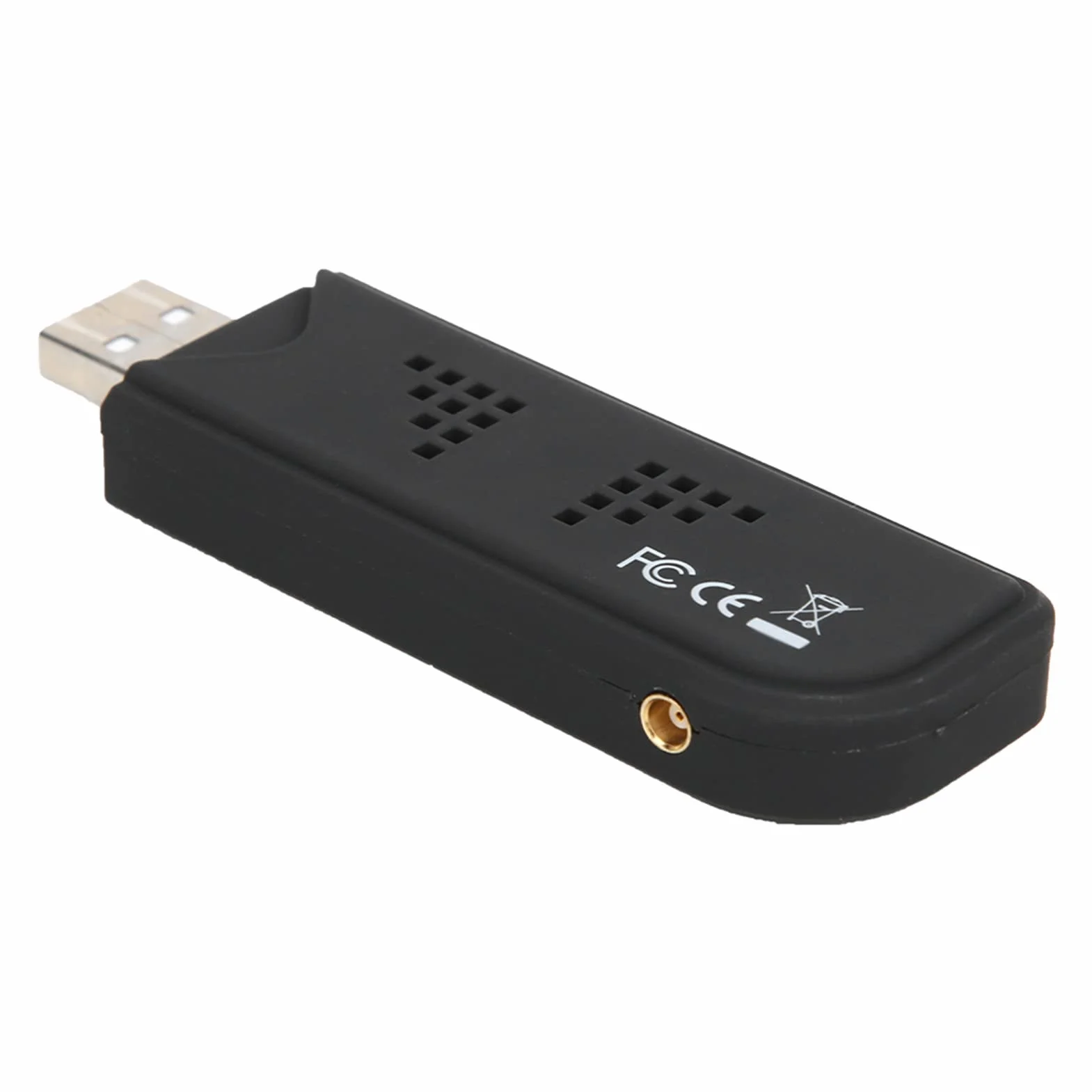 Sintonizador Dongle Stick DVB‑T Receptor de TV, RTL2832U USB DVB T FM SDR Dongle Sintonizador de TV Digital Receptor Stick con Vídeo en Tiempo Real, Sintonizadores de TV Externos