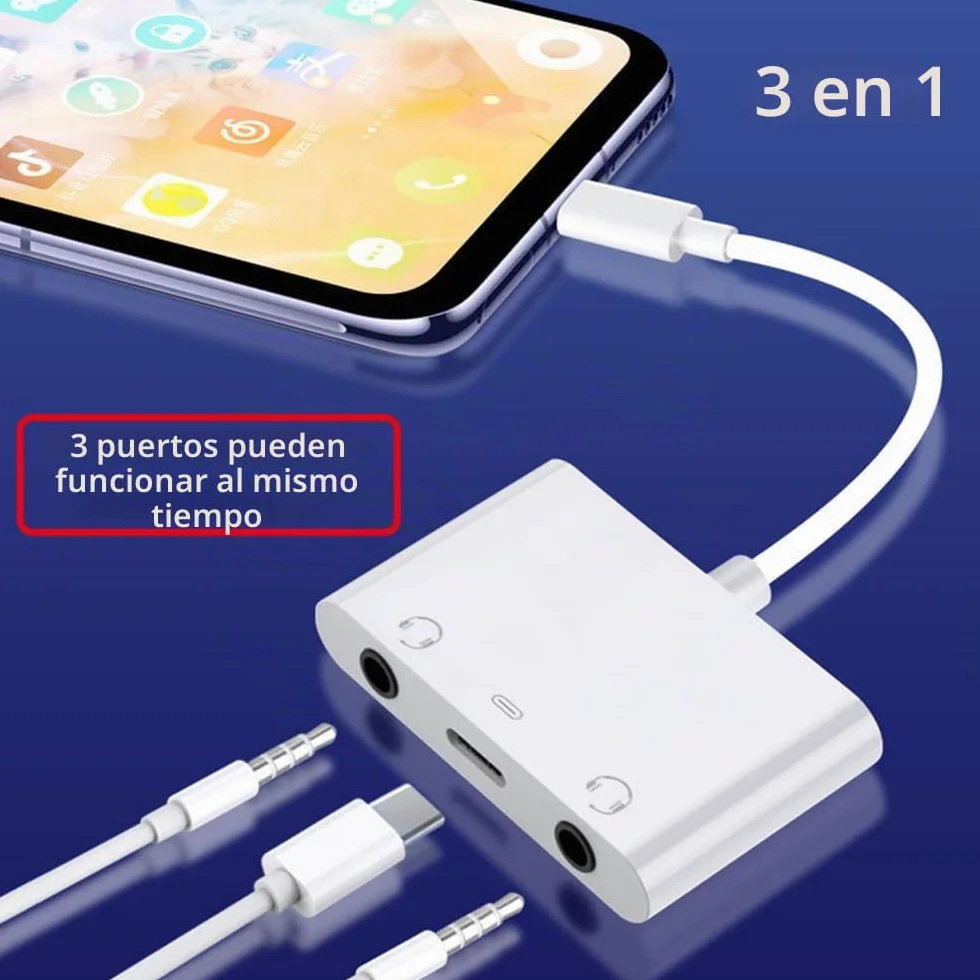 Cablcc Tarjeta de sonido USB-C tipo C a doble audio AUX y MIC de 3,5 mm con adaptador de carga de alimentación PD compatible con teléfonos portátiles y tabletas