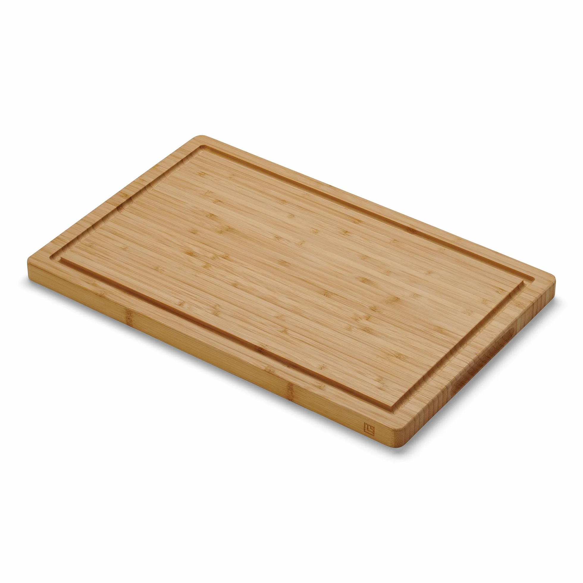 LARHN Tabla de Cortar de Bambú 38 x 25 x 2 cm