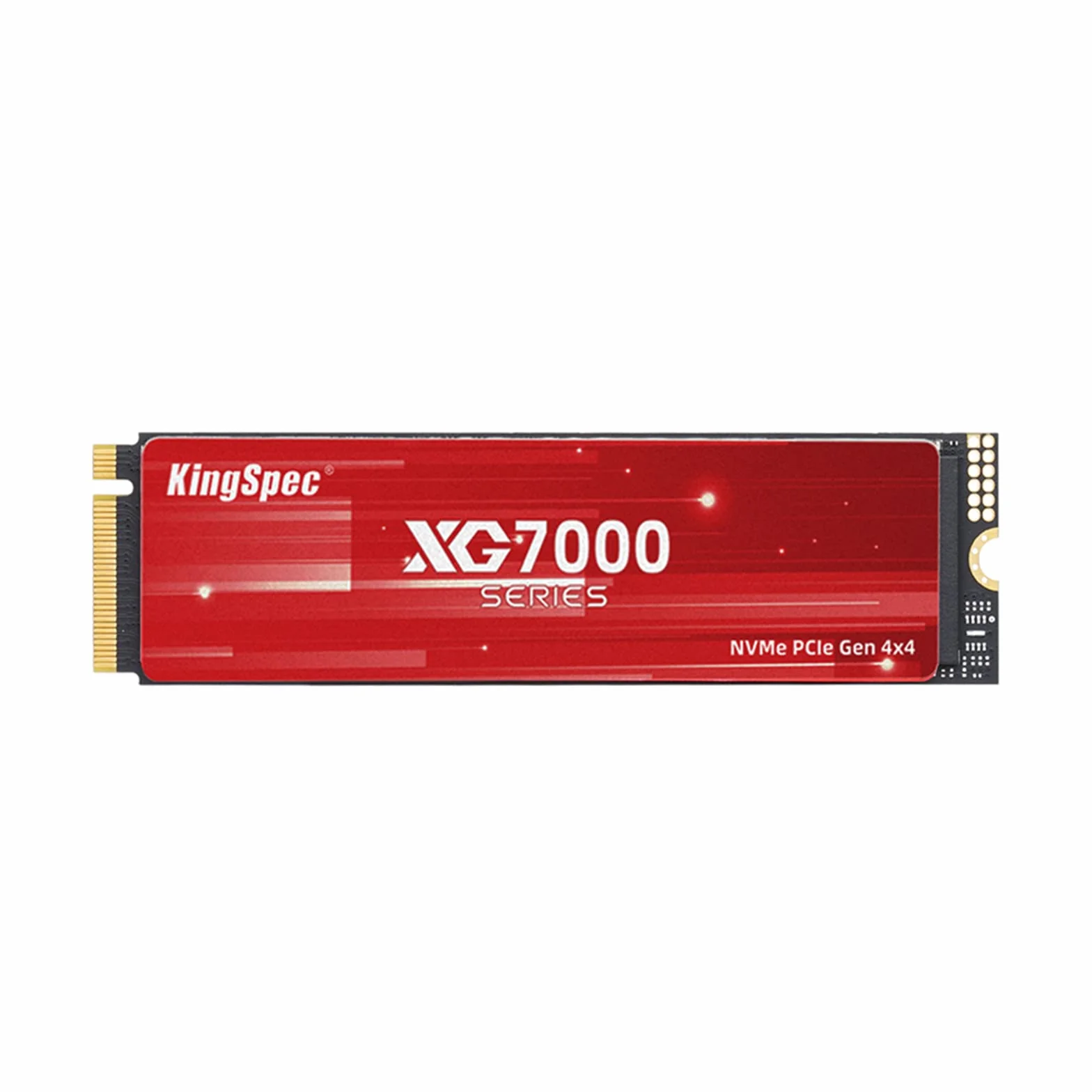 Kingspec 2TB M.2 SSD 2280 NVMe PCIe Gen4x4, Velocidad de Lectura hasta 7400 MB/s, 3D NAND Flash Internal SSD - PS5/PC Compatible