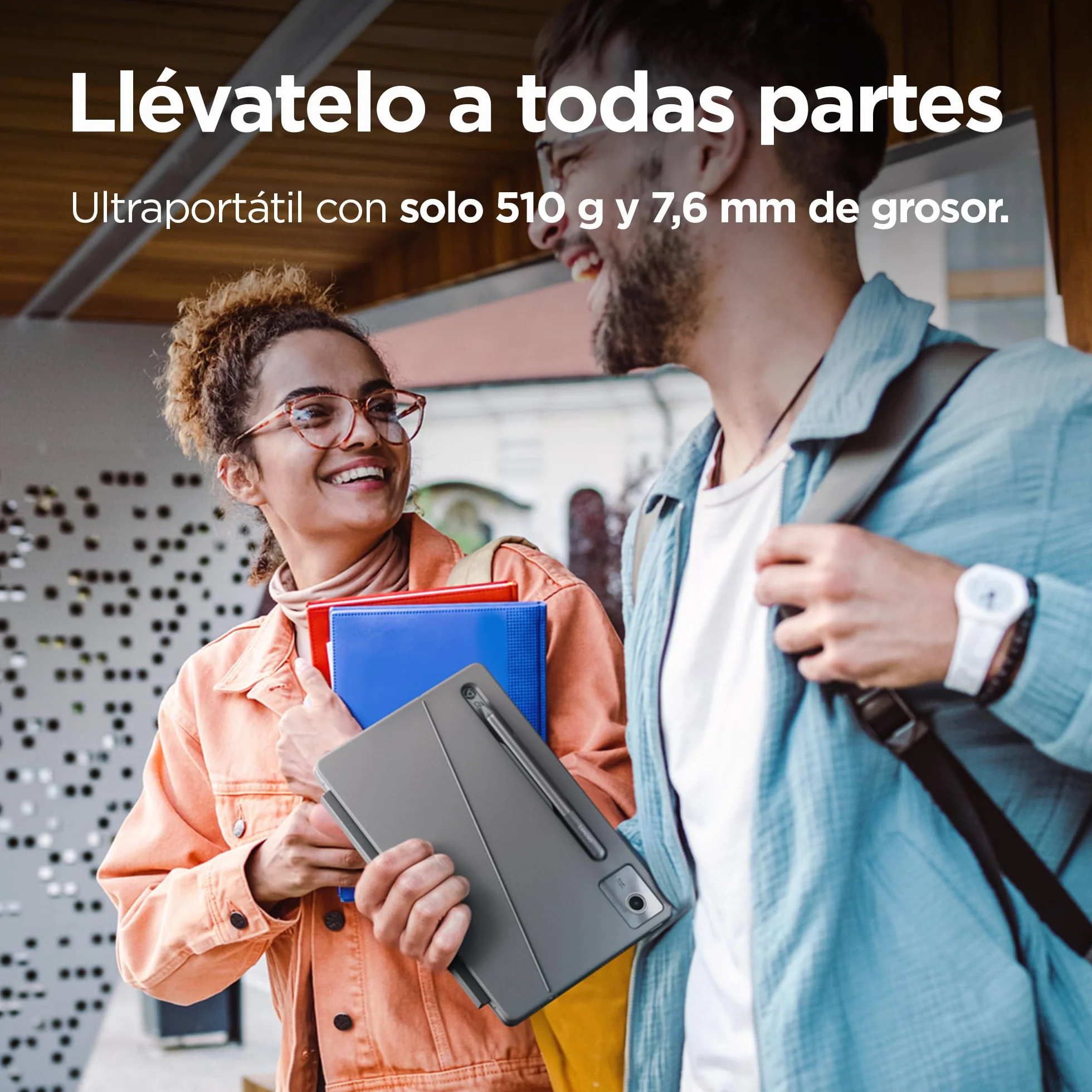 Lenovo Chromebook Duet 11 Gen 9-11" WUXGA Táctil + Lápiz Incluido (MediaTek Kompanio 838, 8GB RAM, 128GB Emmc, ChromeOS) Gris QWERTY + 3 Meses Google AI Pro con Gemini Pro y 5TB
