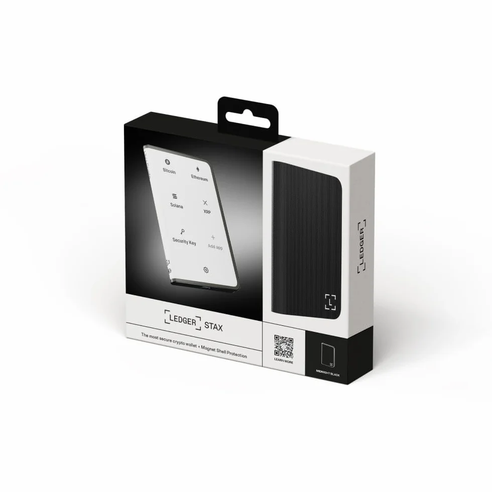 Ledger STAX - Signer Premium con Pantalla táctil para la gestión Segura de cripto - Diversifica y capitaliza Tus Activos con Estilo Desde la App Wallet