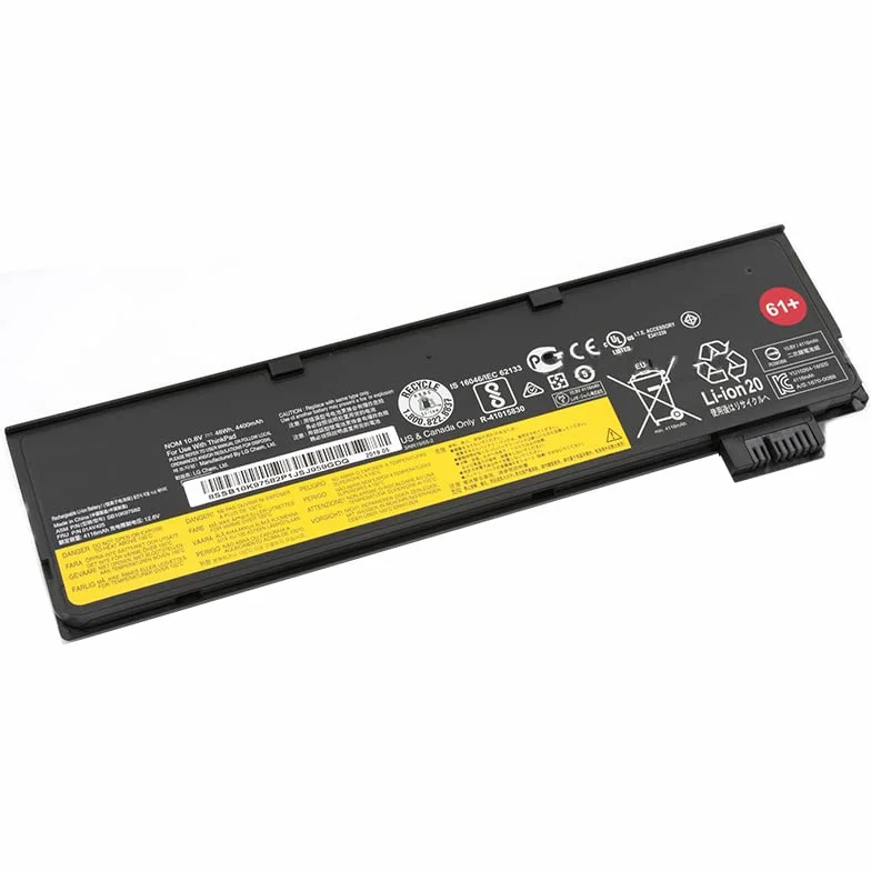 61+ 01AV422 01AV423 SB10K97582 Batería Reemplazo para Lenovo ThinkPad T470 T570 T480 T580 P51S P52S A475 A485 Series 01AV424 01AV425 01AV426 01AV427 01AV428 01AV491 424 (10.8V 48Wh / 4400mAh)