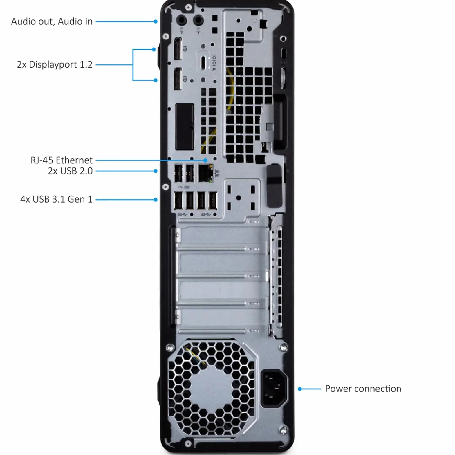 HP PC Desktop EliteDesk 800 G3 SFF, Procesador i7-6700, Memoria RAM 32GB, Disco SSD 1TB, Windows 11 Pro (Reacondicionado)