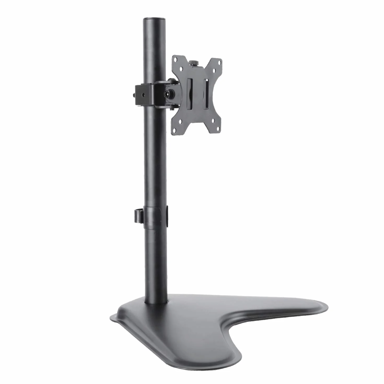 Soporte para 1 Monitores para 13”-32” Pantallas, Soporte Dos Monitores con Construcción Robusta, Brazo Monitor - Inclinación Ajustable ±45º/Giro 360º/Rotación 360º/Peso hasta 8KG/ VESA 75 y 100mm
