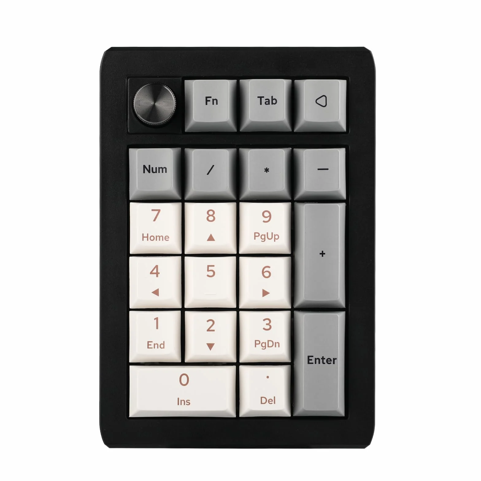 EPOMAKER EK21 NumPad Numérico Teclado Via programable con Hot Swap y Esfera Metálica, Mecánico Teclado Bluetooth/2.4Ghz/USB-C para Win/Mac/Gaming (EK21 Black Silver, Gateron Pro Yellow)