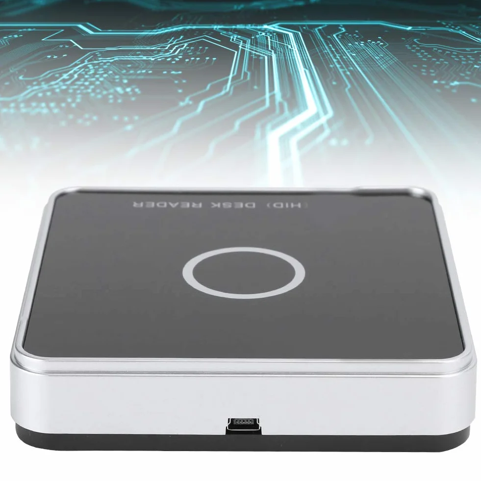 Reader de Tarjetas RFID Sustvita UHF, Sensor de proximidad sin conexión de 50 cm de Escritorio USB, Compatible con ISO18000-6C, ISO18000-6B