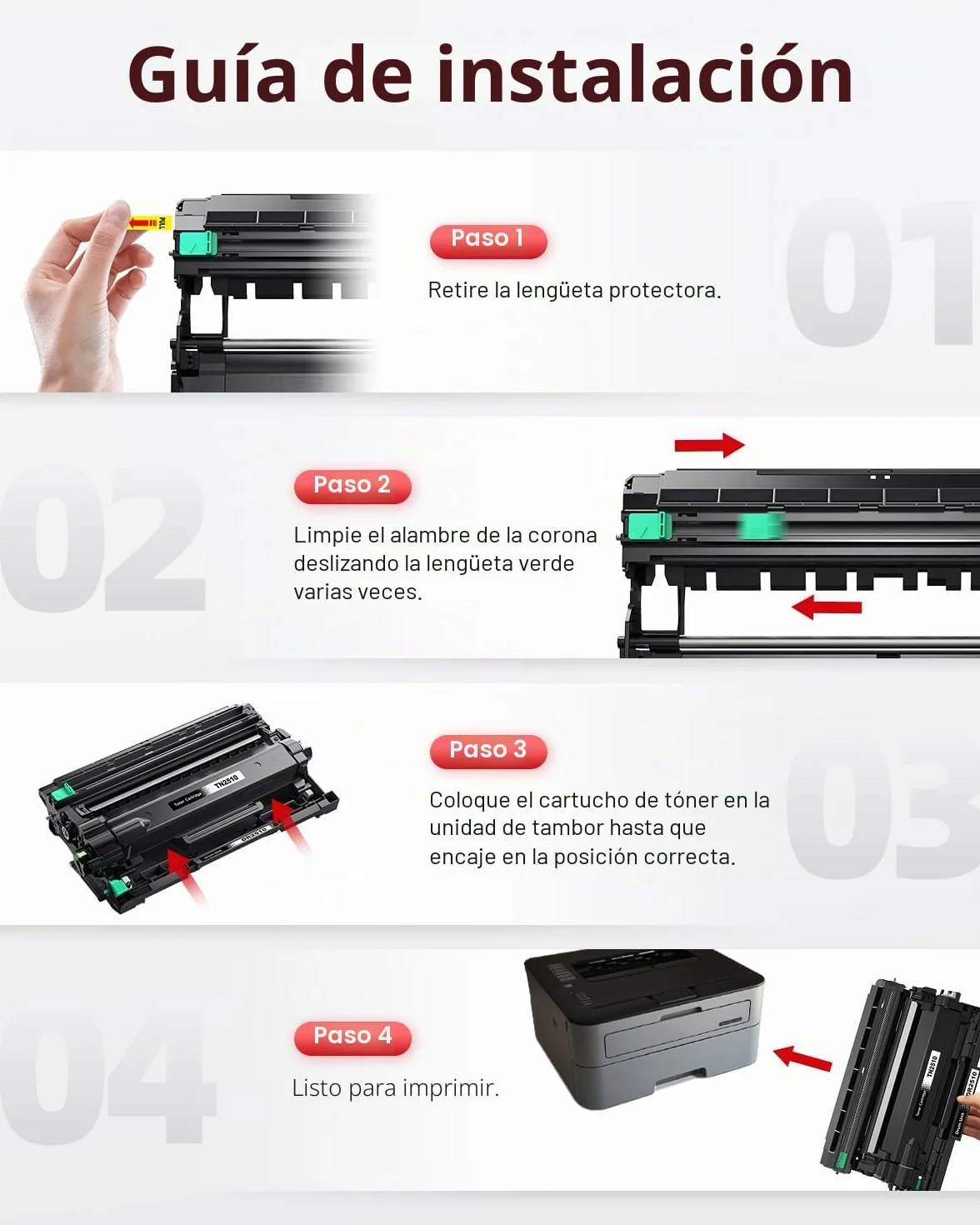 TN2320 Tóner Compatible con Brother TN2320 TN-2320 TN-2310 Toner para Brother MFC-L2700DW HL-L2300D HL-L2340DW DCP-L2520DW DCP-L2500D DCP-L2540DN MFC-L2720DW MFC-L2740DW (2 Negro)