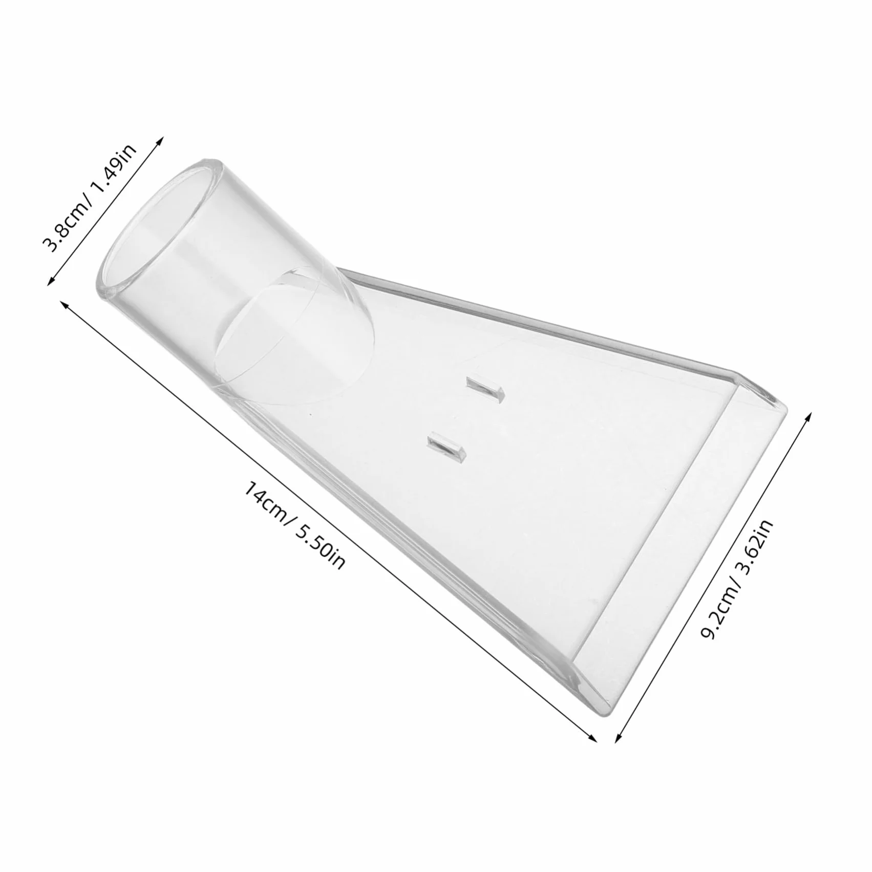 Cabezal Extractor de Alfombras Transparente para Aspiradora Accesorio Succión Limpieza Tapicería