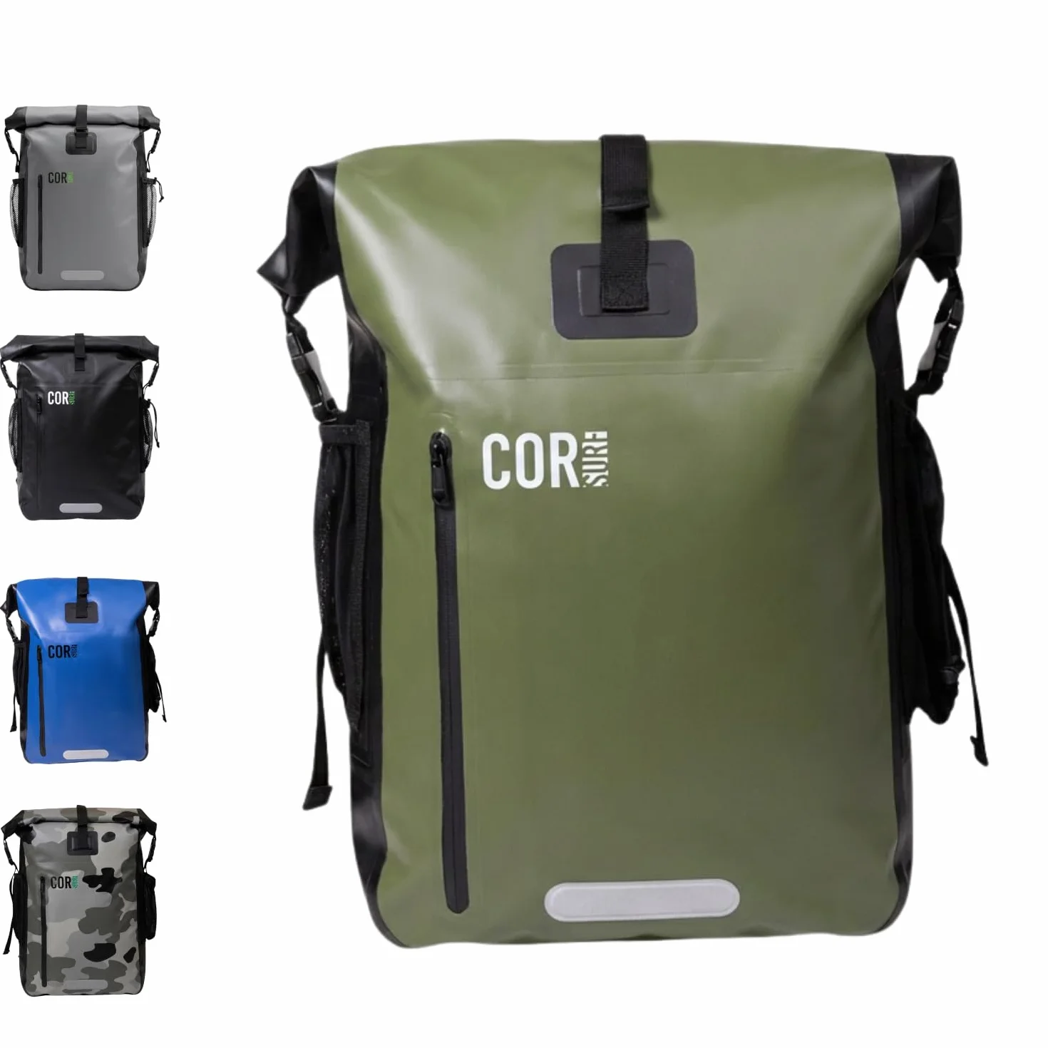 COR Surf Mochila de Bolsa Seca Impermeable con Funda Acolchada para portátil