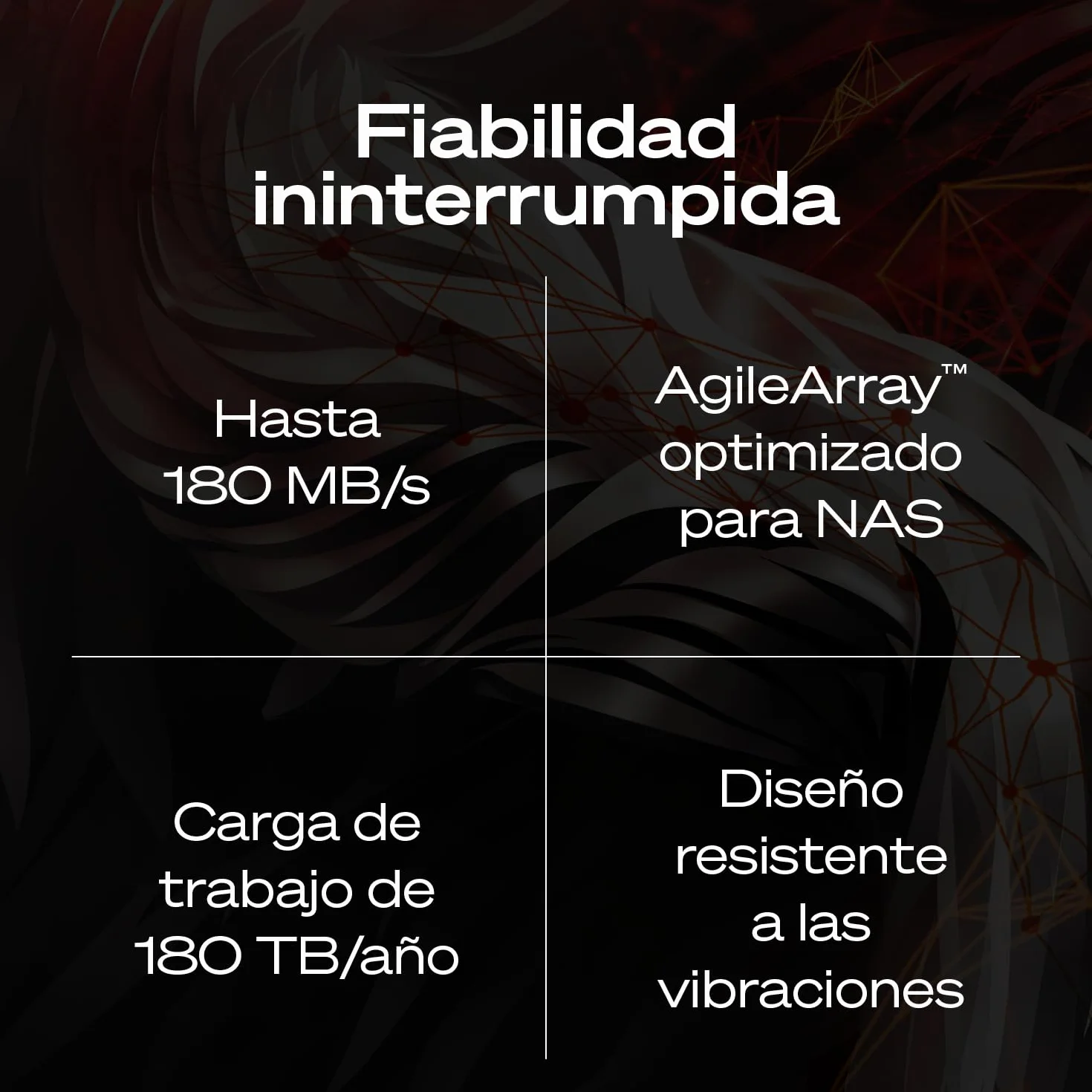 Seagate IronWolf 4TB NAS HDD 3.5 Pulgadas SATA 6 Gb/s Caché 256 MB CMR RAID