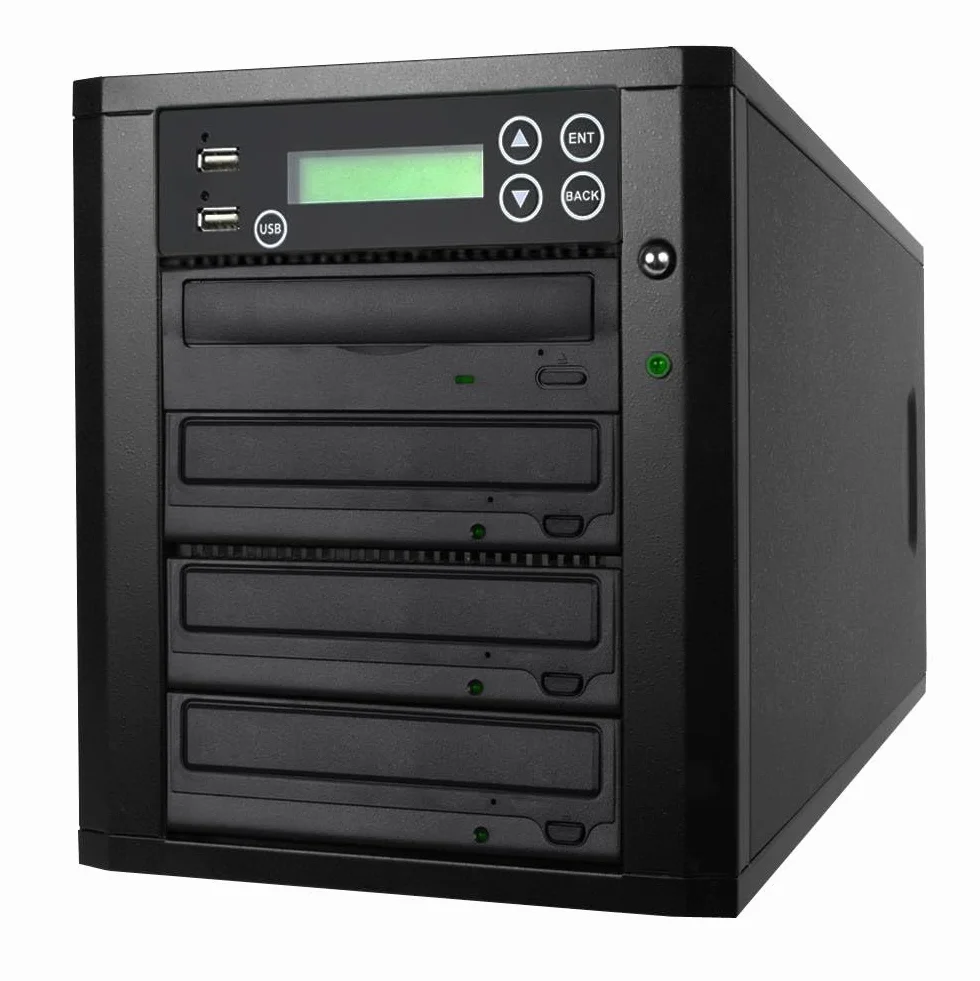 EZ DUPE Duplicador 1:3 de Memoria USB y Discos – Clonador de USB a DVD/CD (Media Maven Plus)