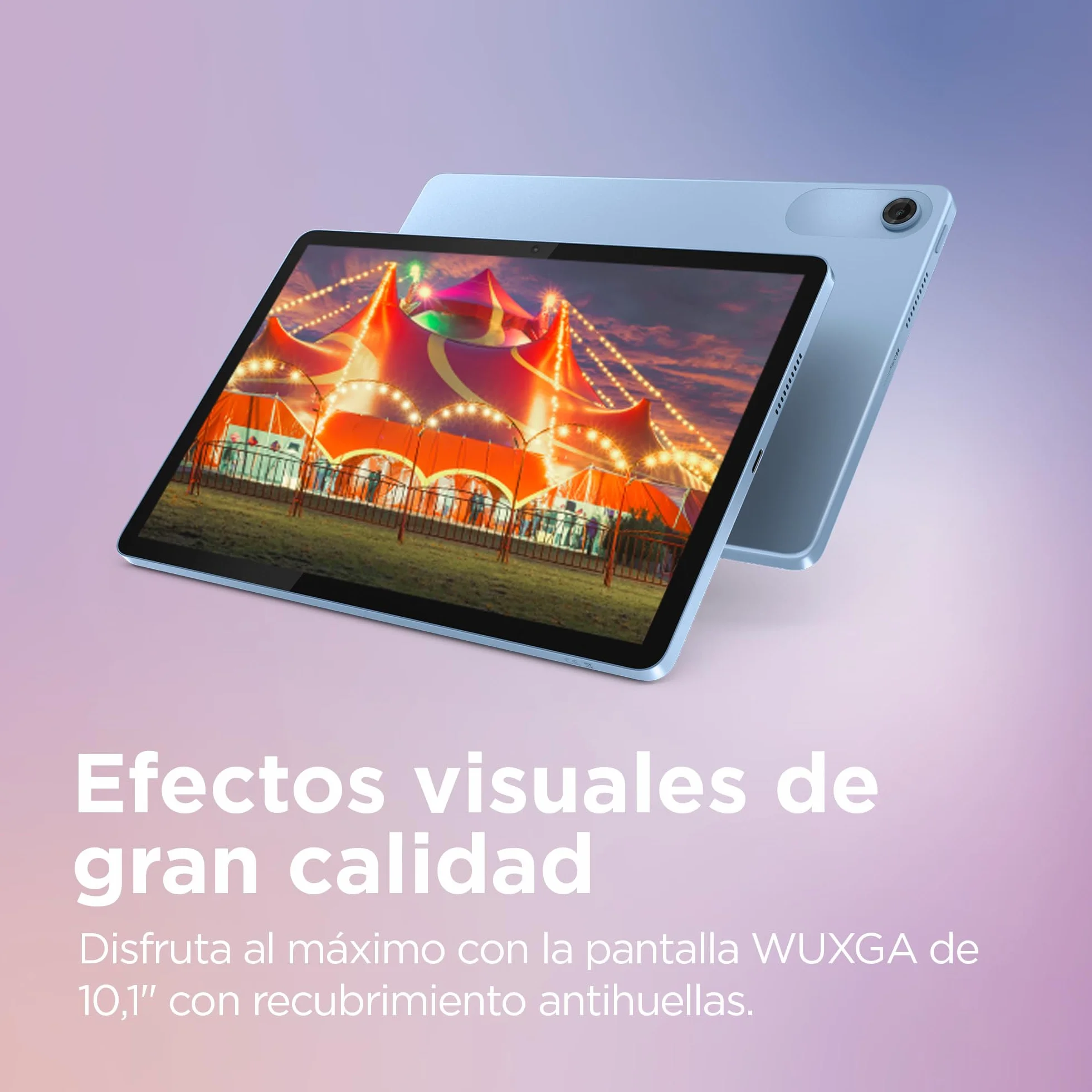 Lenovo Tab Tablet 10.1" WUXGA MediaTek Helio G85 4 GB RAM 128 GB 60 Hz Wi-Fi 5 Bluetooth 5.3 Android 14 Azul Polar