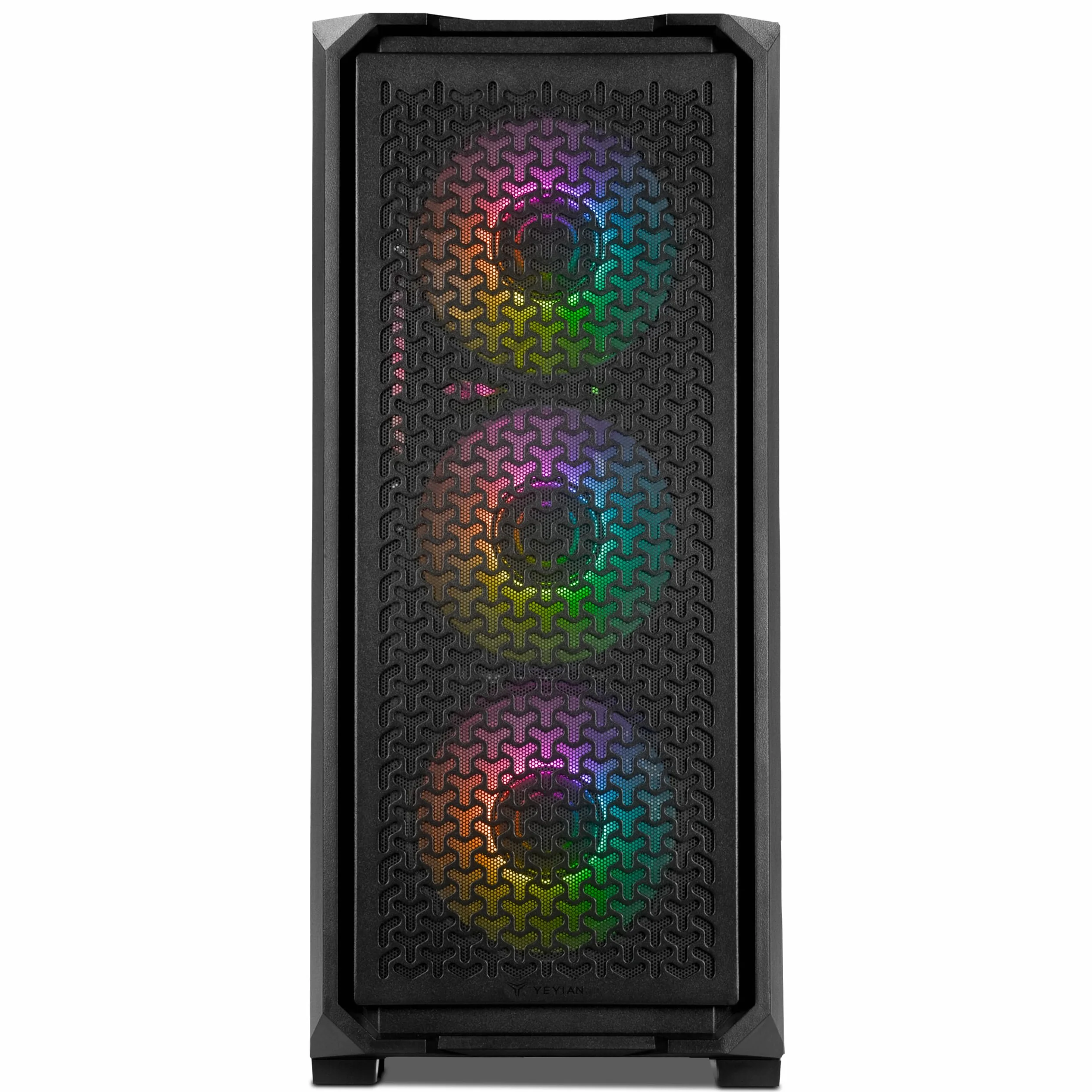 YEYIAN Gaming PC VaultESP | Intel i5-14400F 10-Core (4.7GHz Turbo) | NVIDIA RTX 5060 8GB GDDR7 | 32GB DDR5 6000MHz | 1TB NVMe SSD Gen4 | Windows 11 Pro