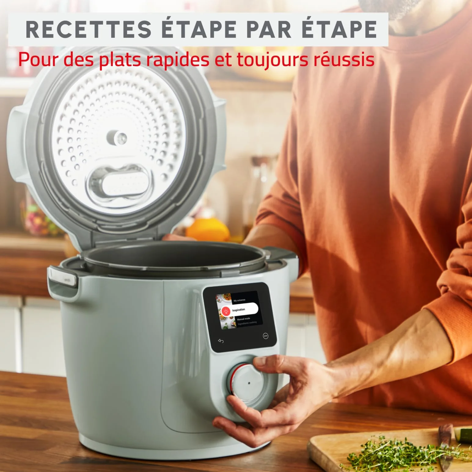Moulinex Cookeo Wifi 10 en 1 Multicooker inteligente 6 L CE96G310