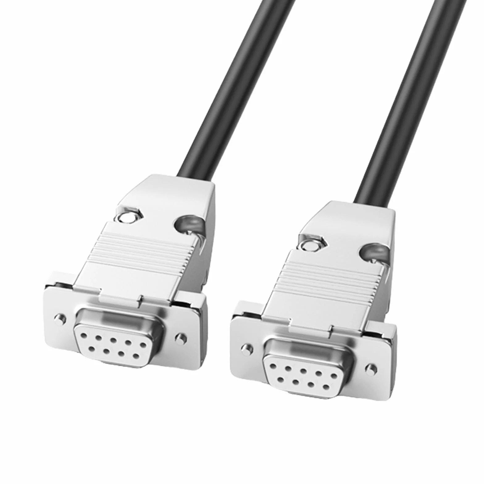 Cable de conexión RS232 de 9 pines de 0,5 m a 30 m, cable convertidor de 9 pines con doble blindaje para investigación científica, cable de escáner de impresora de computadora