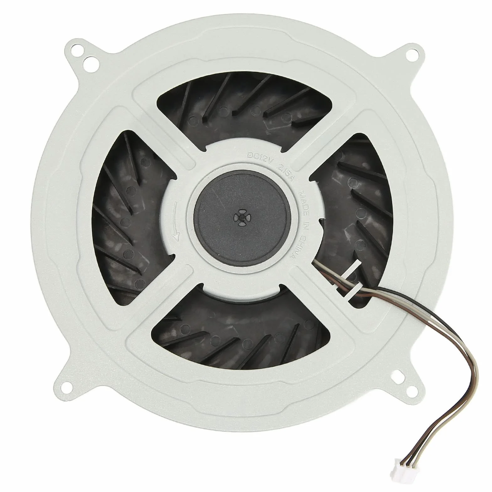 Septpenta Ventilador de Refrigeración Interno de Repuesto Compatible con PS5 12047GA 12M WB 01 23 Aspas y G12L12MS1AH 56J14 17 Aspas, Conector de Alimentación de 3 Cables, Disipador PS5
