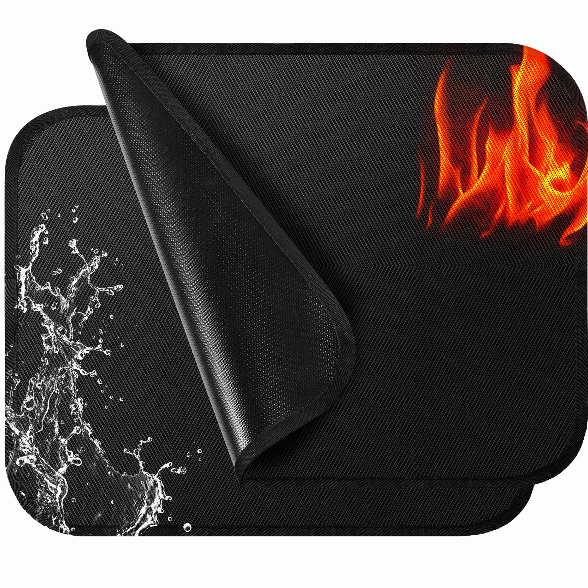 2 Piezas Protector Encimera Cocina, Protector Encimera para freidora de aire, Tapete De Silicona 40x50 cm, tapete térmico para cafetera, microondas y tostadora