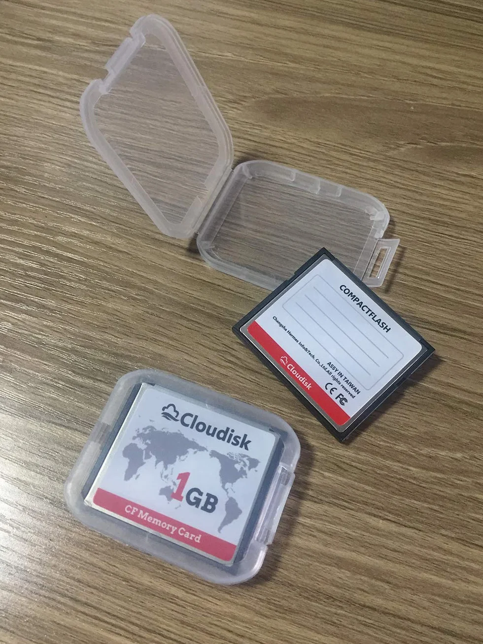 2pcs 1GB Rendimiento De La Tarjeta De Memoria Compact Flash De 1GB CF Para Cámara Digital Vintage