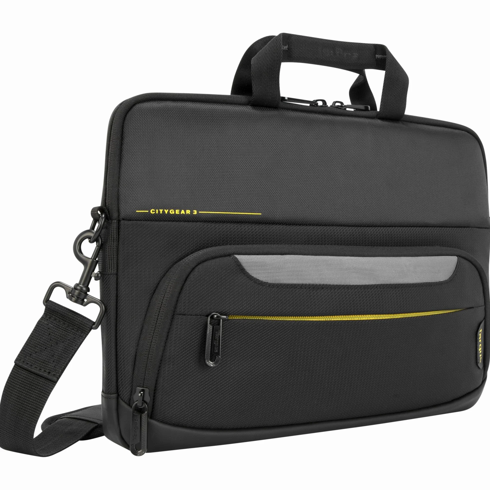 Targus Maletín para portátil de hasta 14 pulgadas con cierre superior CityGear, funda ligera para los desplazamientos diarios, protector de ordenador – Negro, TSS866GL