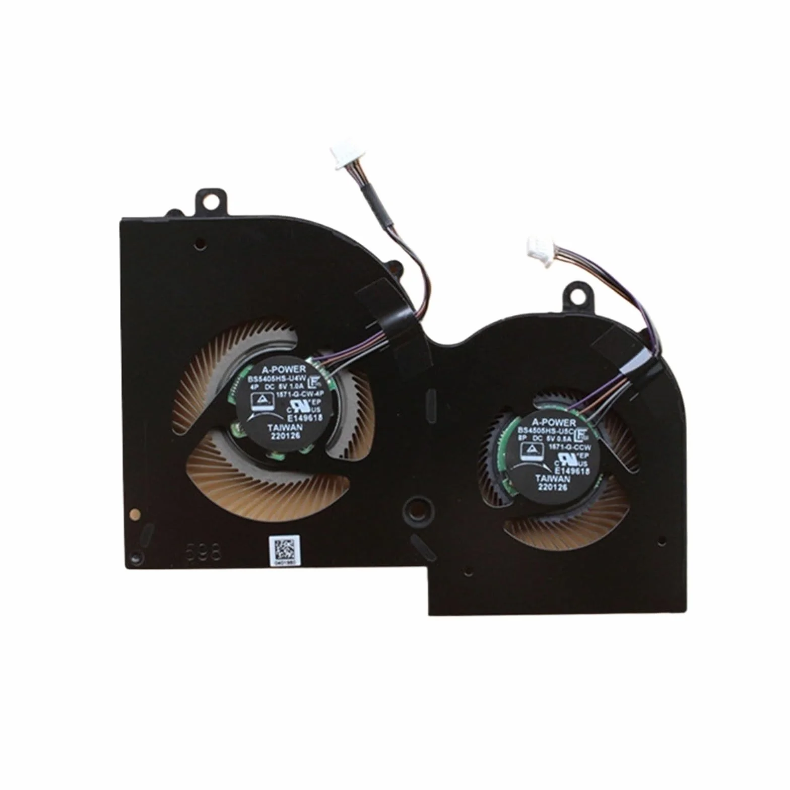 Compatible con MSI, Creator Z16 MS-1571 1571 BS5405HS-U4W BS4505HS-U5C Ventilador De Refrigeración De CPU Radiador Disipador De Calor(GPU Fan)