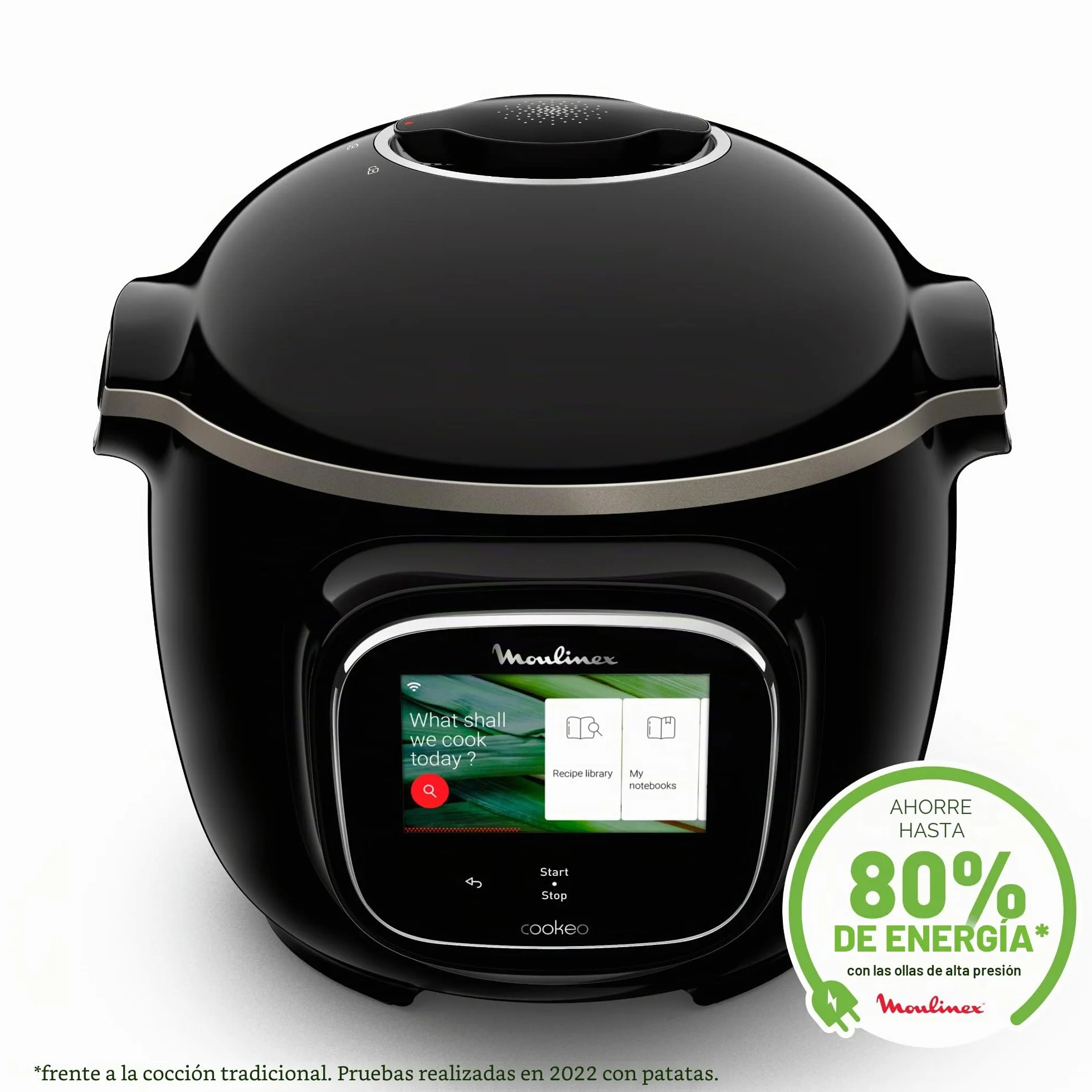 Moulinex Cookeo Touch Wifi Multicooker inteligente 6 L 250 recetas integradas negro