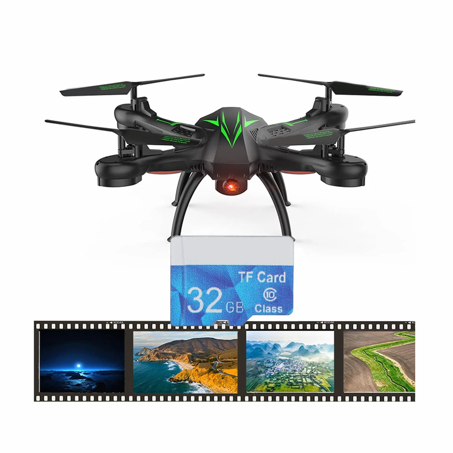 Tarjeta TF, Tarjeta de Memoria Micro de Alta Velocidad, Clase 10, Impermeable, Resistente a los Golpes, Mini Tarjeta de Memoria para cámaras, teléfonos móviles, Reproductores de MP3, Drones,