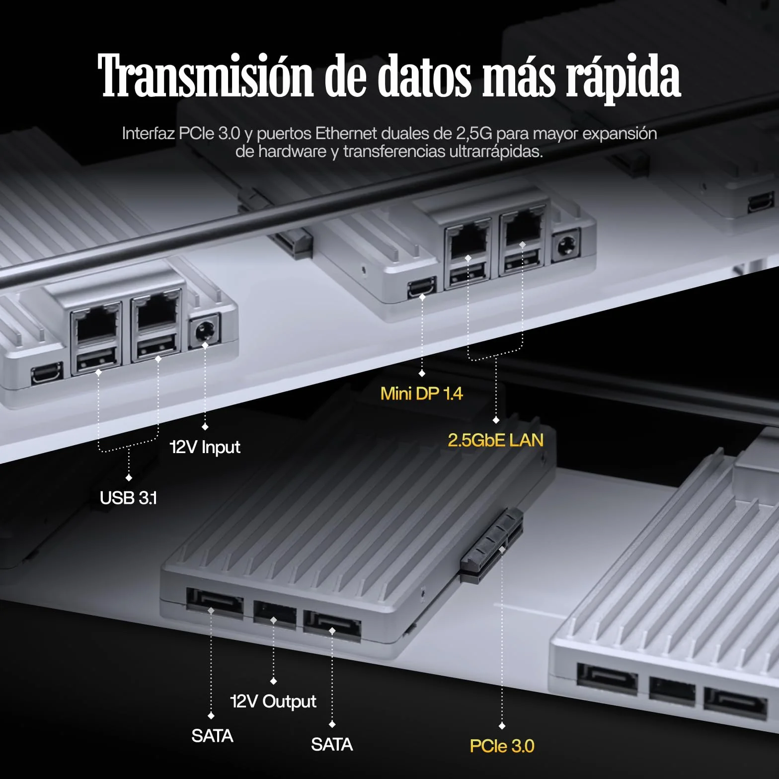 ZimaBoard 2 1664 x86 Servidor de Placa Única Mini NAS DIY Nube Personal con Intel N150 4 Núcleos, 16GB LPDDR5 RAM, PCIe 3.0, Doble LAN 2.5G, Almacenamiento en Red Barebone para Hogar/Oficina