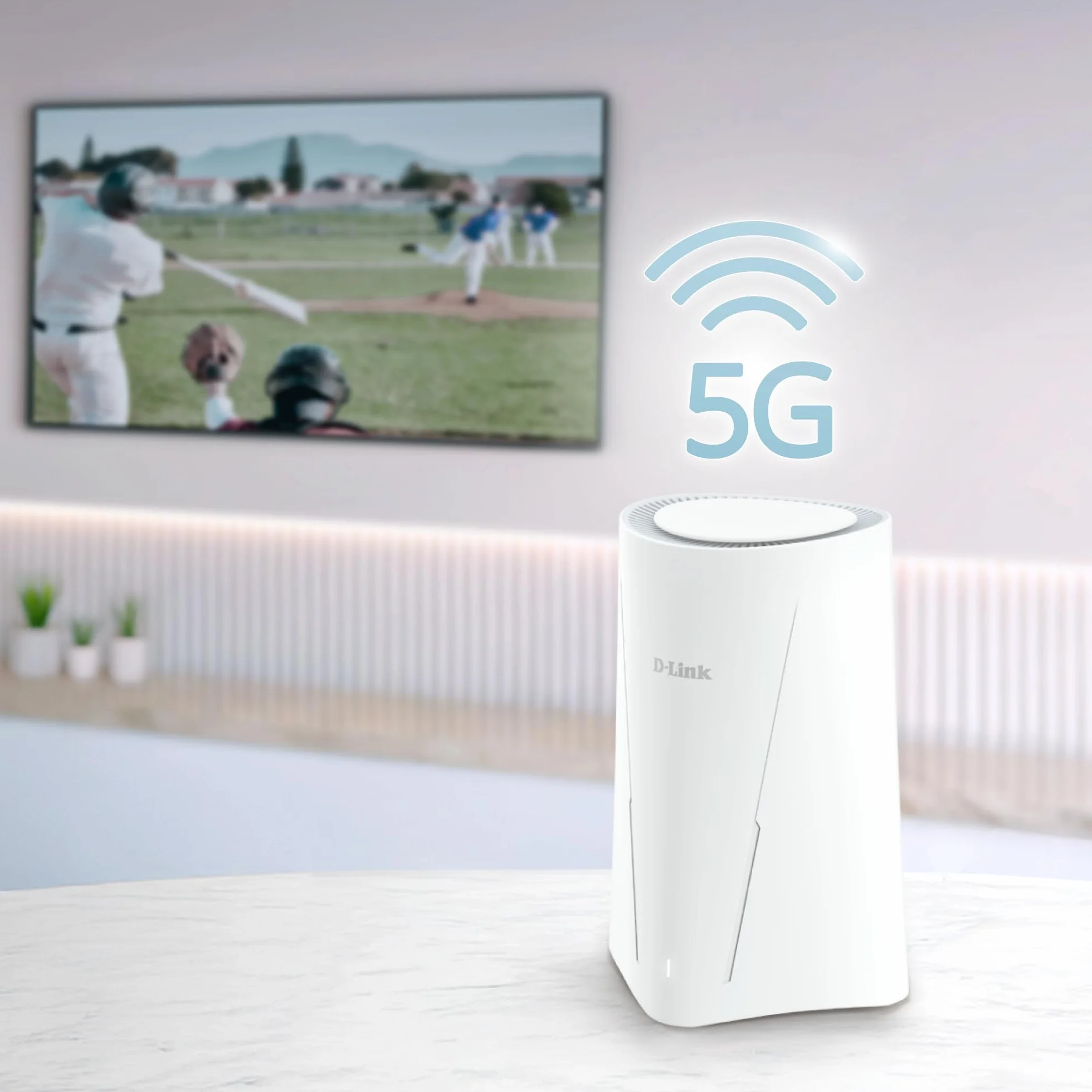 Router D-Link G530 5G NR, Descarga hasta 3.4 Gbps, Wi-Fi 6 AX3000, Puertos Gigabit WAN y LAN, WAN Failover, WPA3, VPN, VLAN, acepta SIM Todas operadoras.