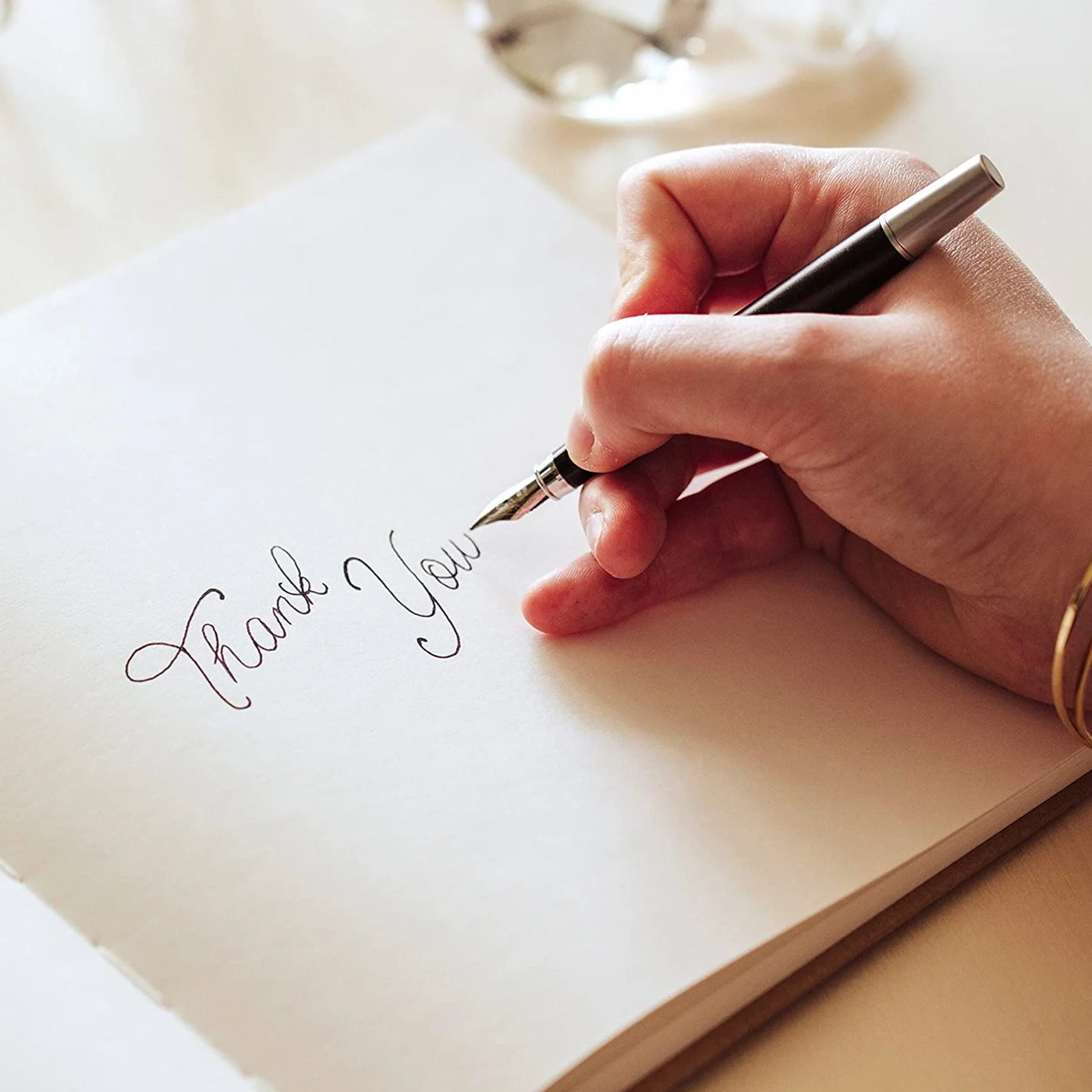 Plantvibes Libro de visitas premium para bodas, 72 páginas, papel grueso, estilo vintage, título dorado