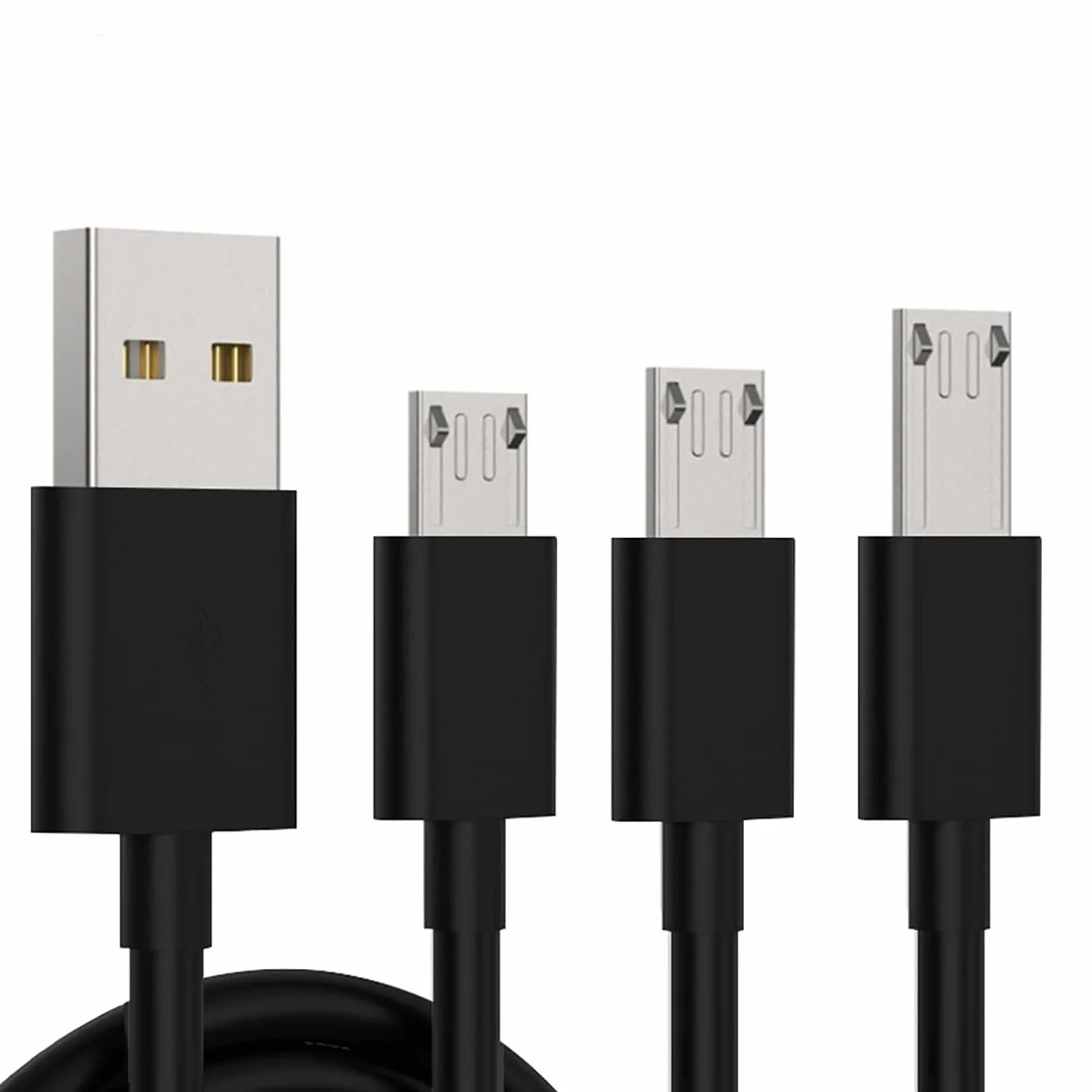 Cable micro USB de punta larga de 3 pies, 6 mm, 8 mm, 12 mm, compatible con Blackview BV4000 BV4900 BV5500 Pro/Plus BV5800 BV6000s/Oukitel WP12 WP8 Pro, WP6/Doogee/Ulefone Armor X7 Pro X6 teléfonos