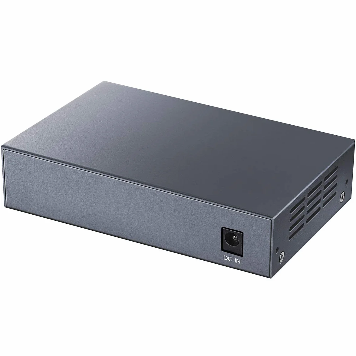 Cudy GS1005P - Conmutador Ethernet Gigabit (5 Puertos PoE+ 60 W, 4 Puertos 10/100/1000 Mbps, PoE+, Switch Unmanaged, Sin alimentación Adicional, 802.3af/at