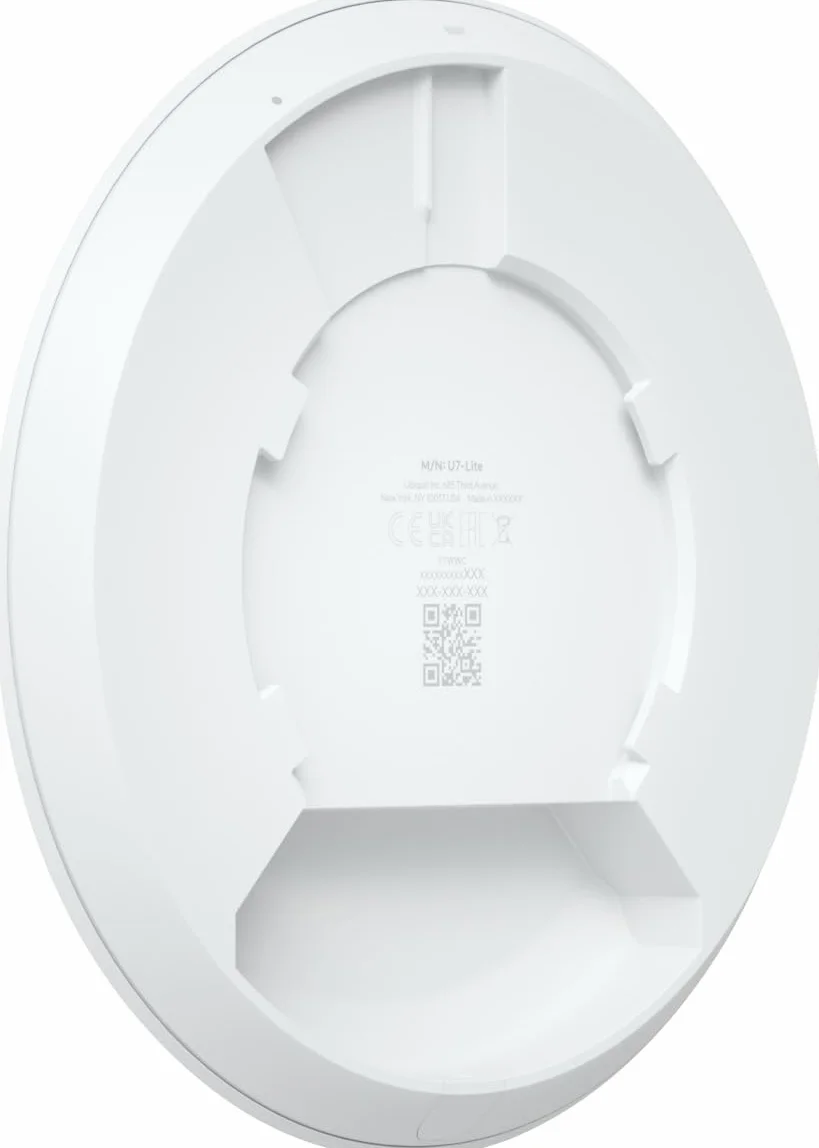 Ubiquiti U7 Lite Punto de Acceso WiFi 7 con 4 Flujos Espaciales y Enlace Ascendente de 2.5GbE PoE