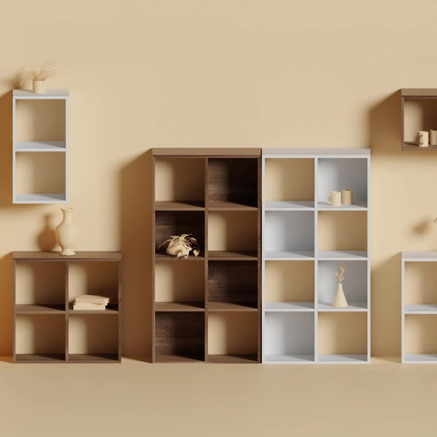 Estantería de 8 Cubos 7H SEVEN HOUSE SpaceQub 67.5x32x134cm
