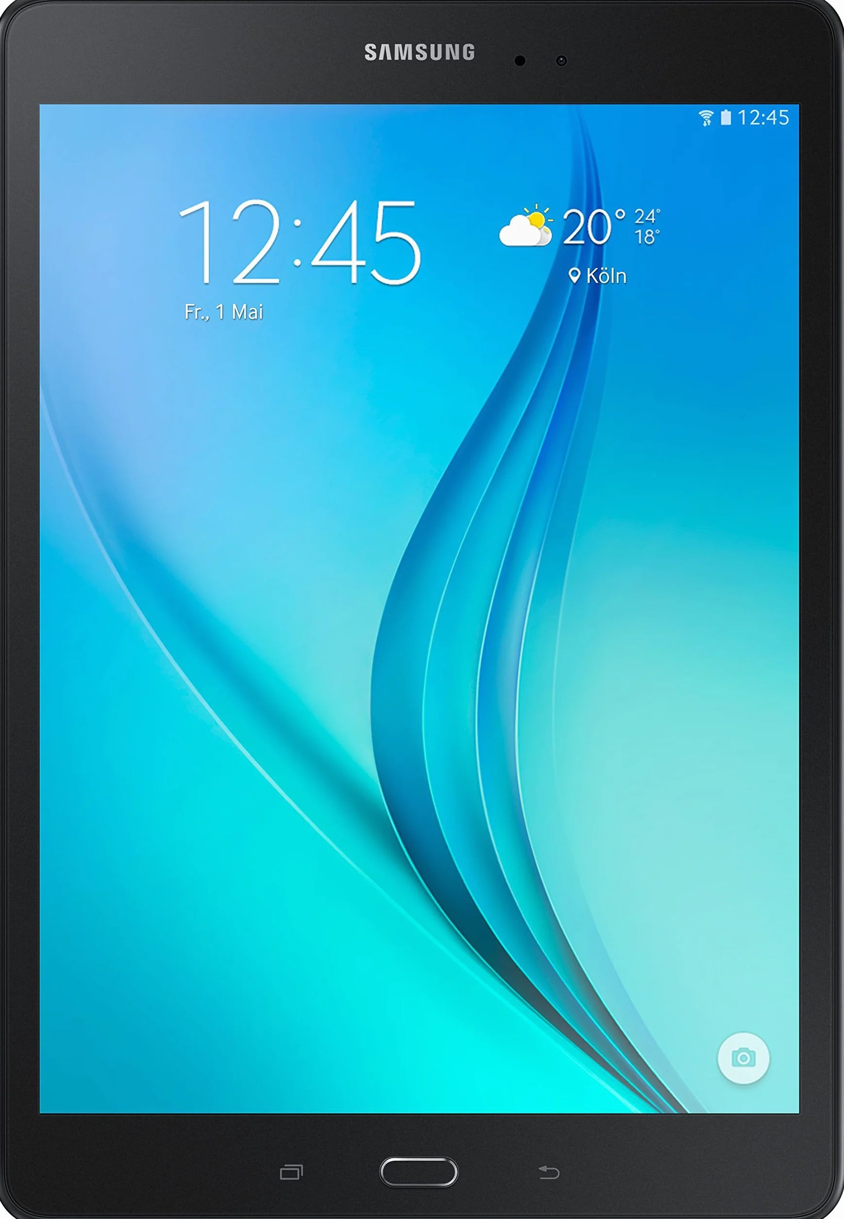 Samsung Galaxy Tab A T550N 9.7 WiFi - Tablet de 9.7" (WiFi, Quad Core de 1.2 GHz, 16 GB, Android 5.0 Lollipop), negro [Importado de Alemania] (Reacondicionado)