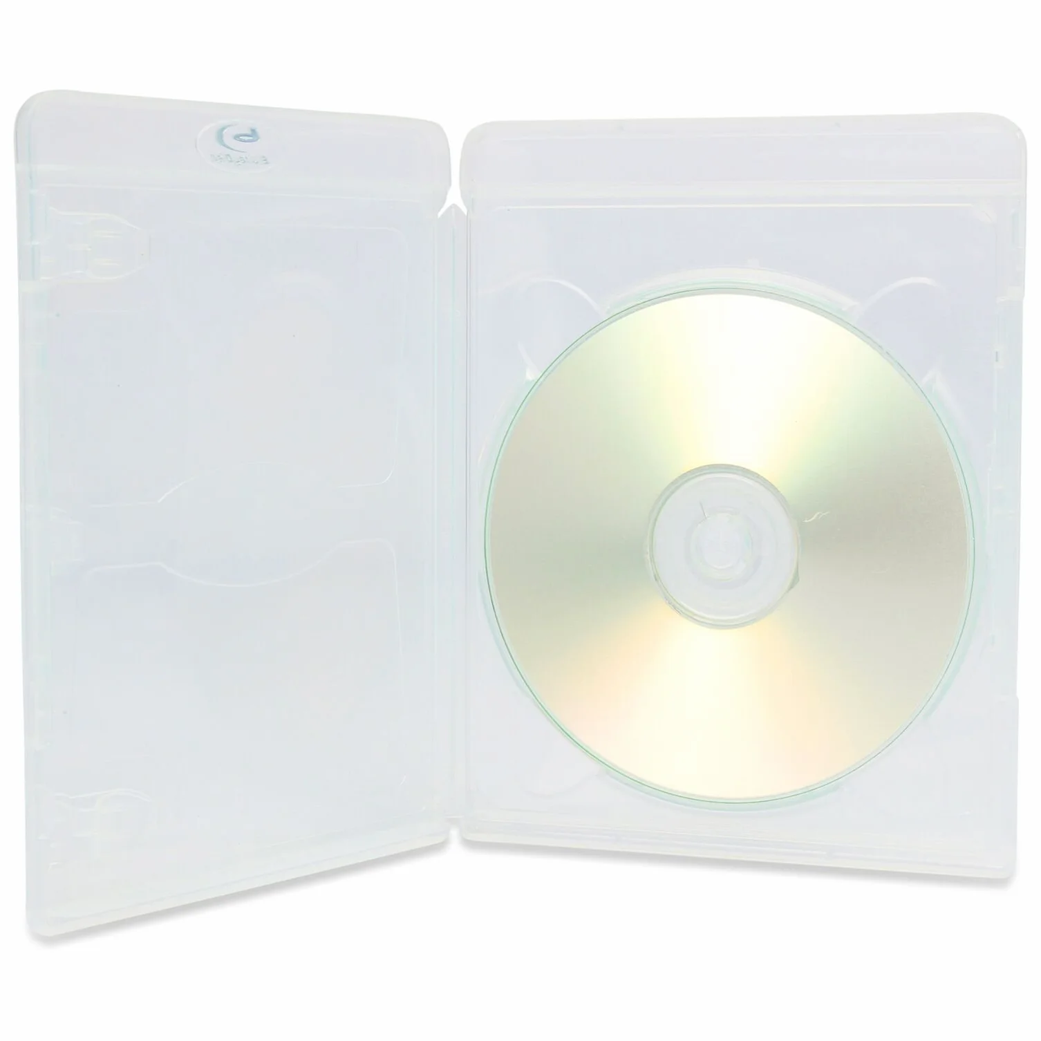 Dragon Trading 100 x Amaray Vortex Single 1 Disc Blu Ray CD DVD Fundas con logotipo y lomo de 11 mm
