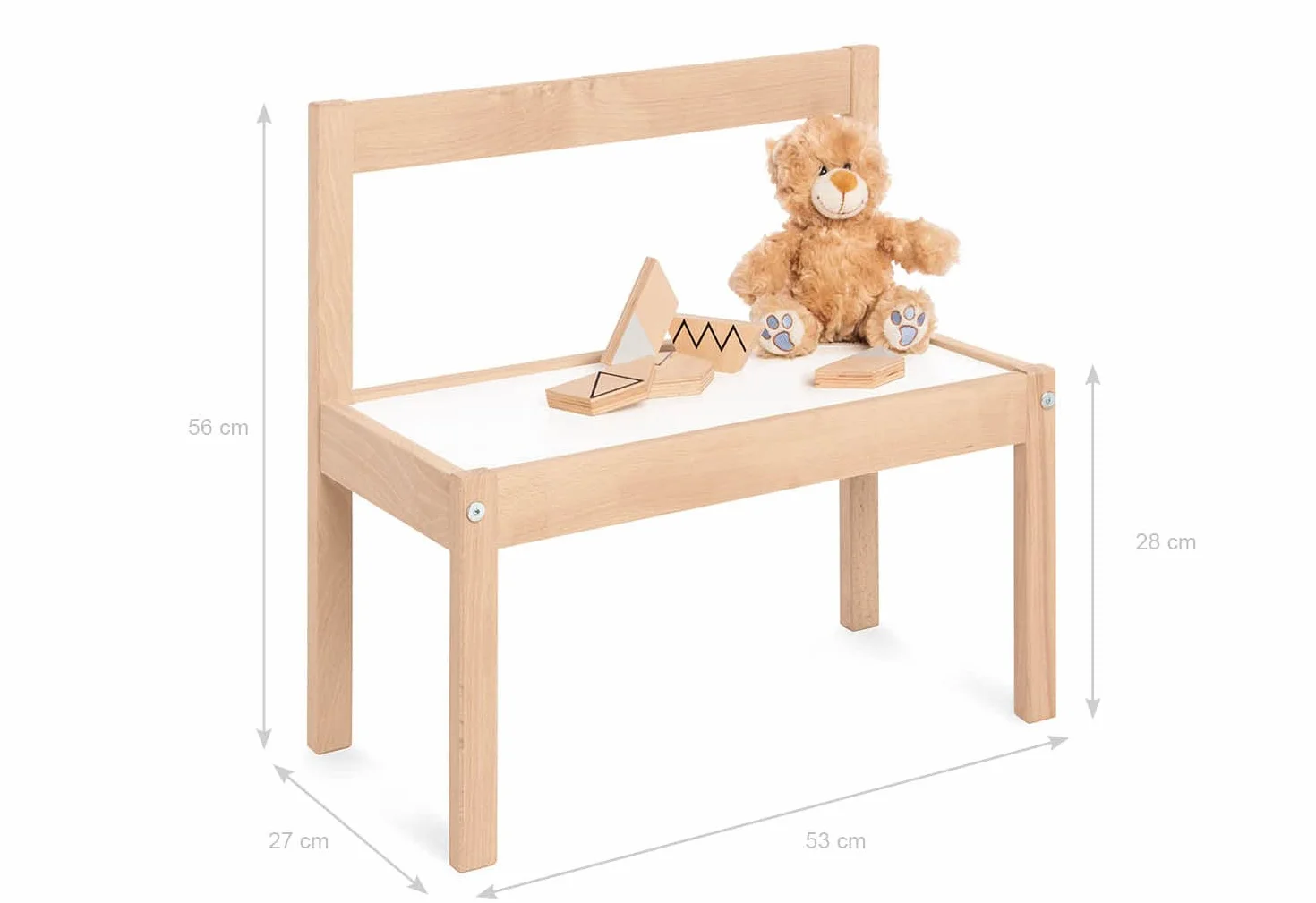 PINOLINO Olaf Banco Infantil con Respaldo Natural