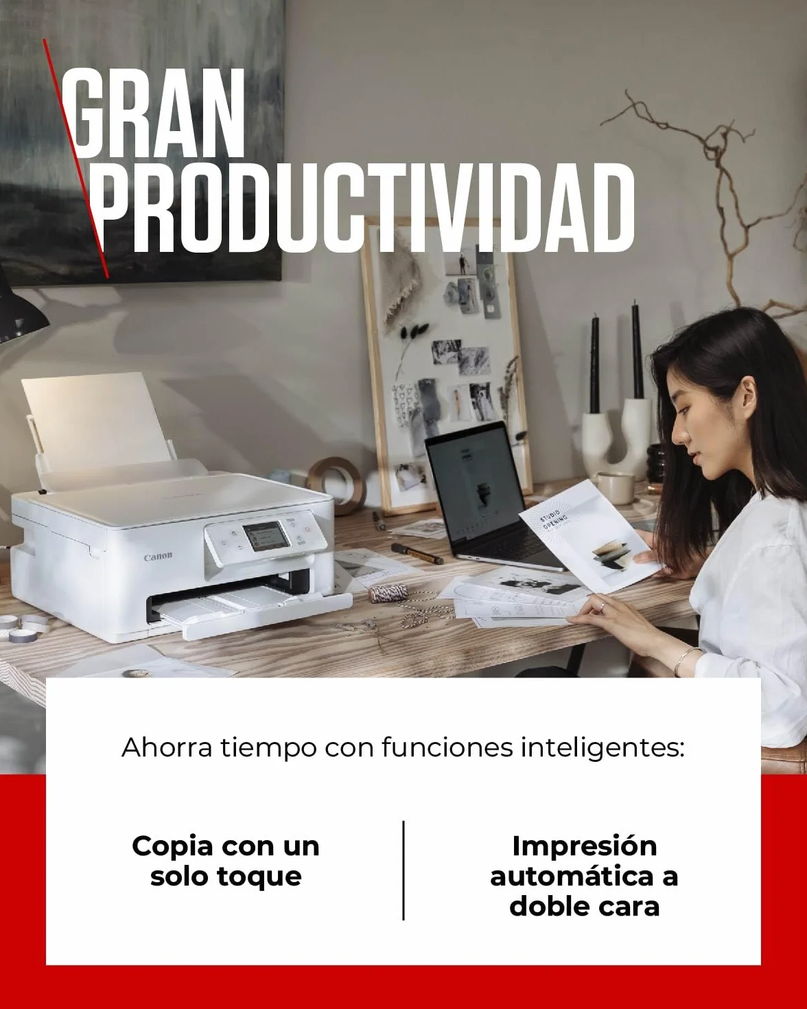 Canon PIXMA TS7650i – Impresora Multifunción para Uso Doméstico | Conexión Inalámbrica, Imprime Desde tu Smartphone | Impresoras con PIXMA Print Plan