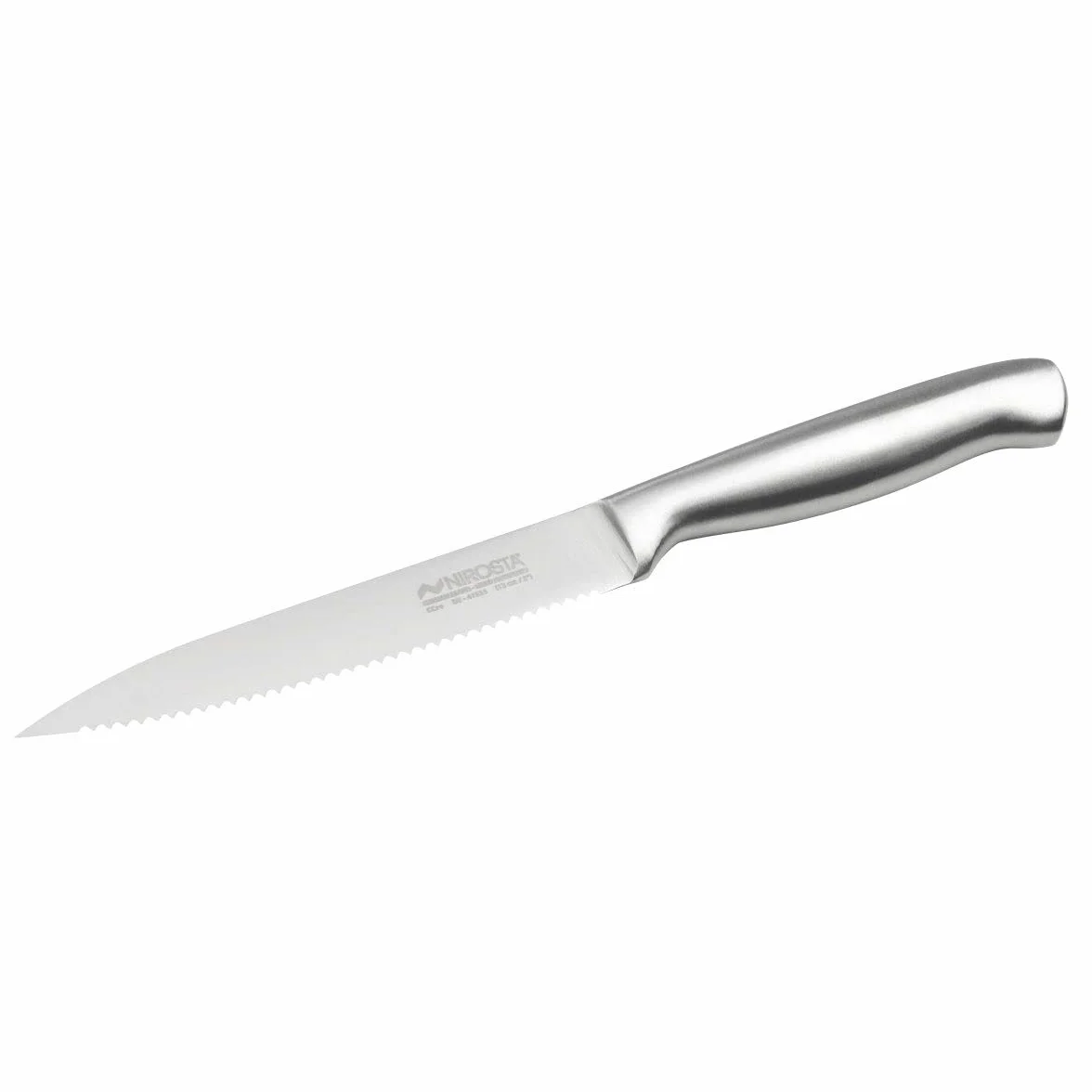 Cuchillo cocina sierra acero inoxidable japones CCR+ 24x2,5x1,5cm