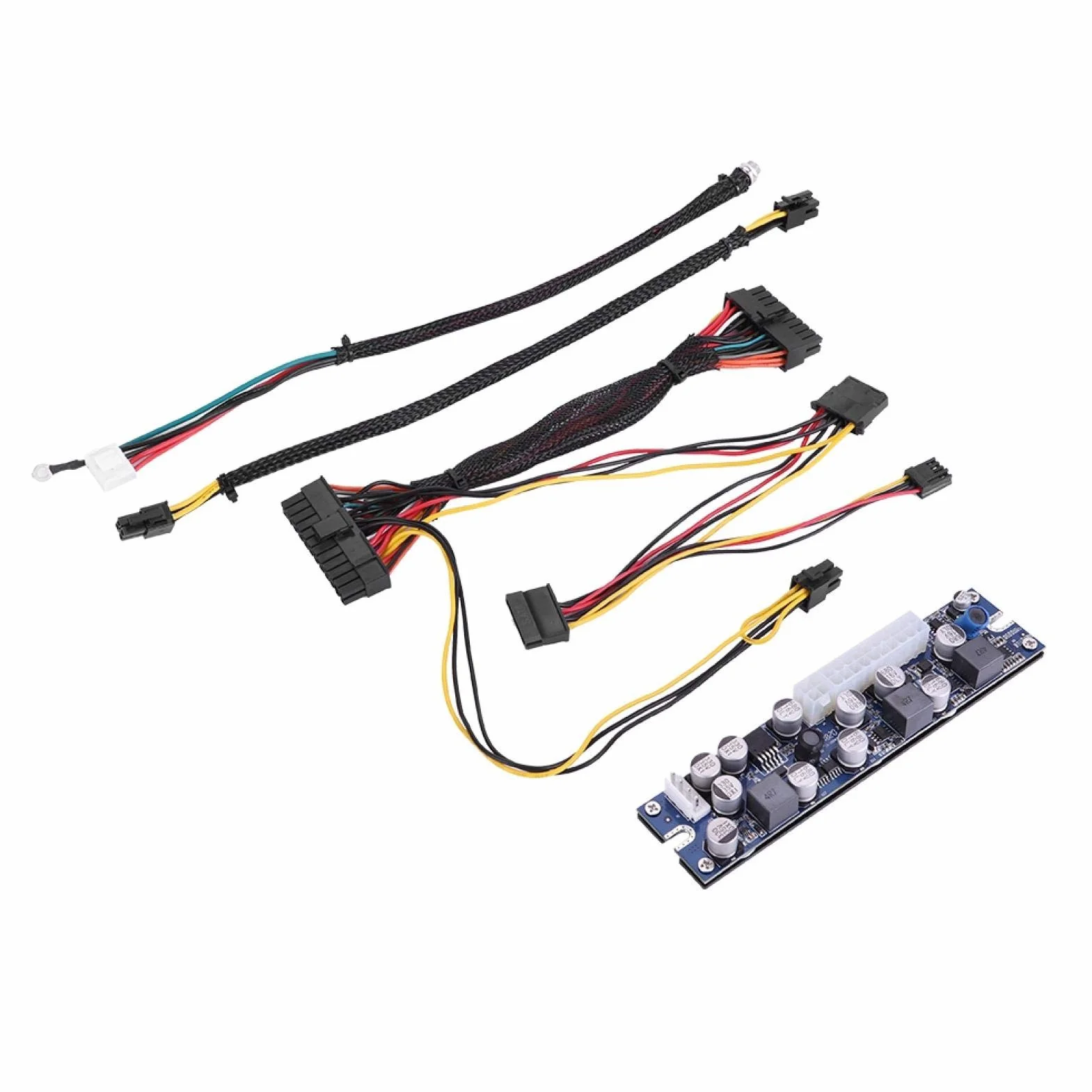 Módulo de alimentación, LD-200W 19V DC Pin de entrada Módulo de alimentación DC-ATX Fuente de alimentación DC 24pin ATX a 12V AUX, DC Booster Módulo convertidor de potencia de corriente constante